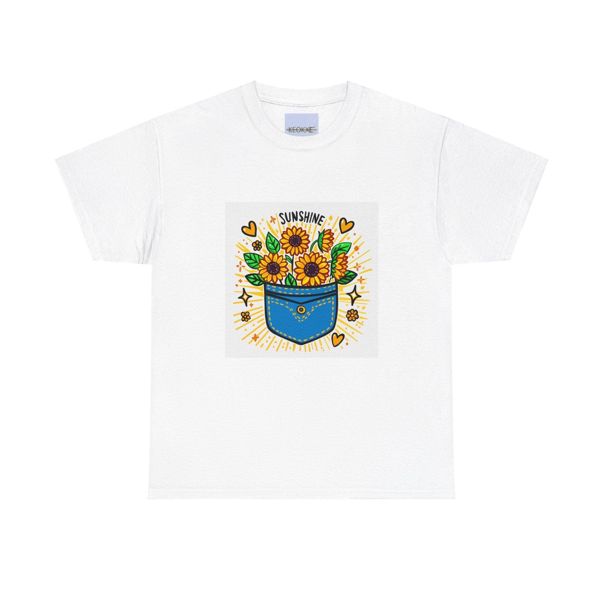 Sunshine Bold Pocket Sunflower Shirt – S BIG LOGO
