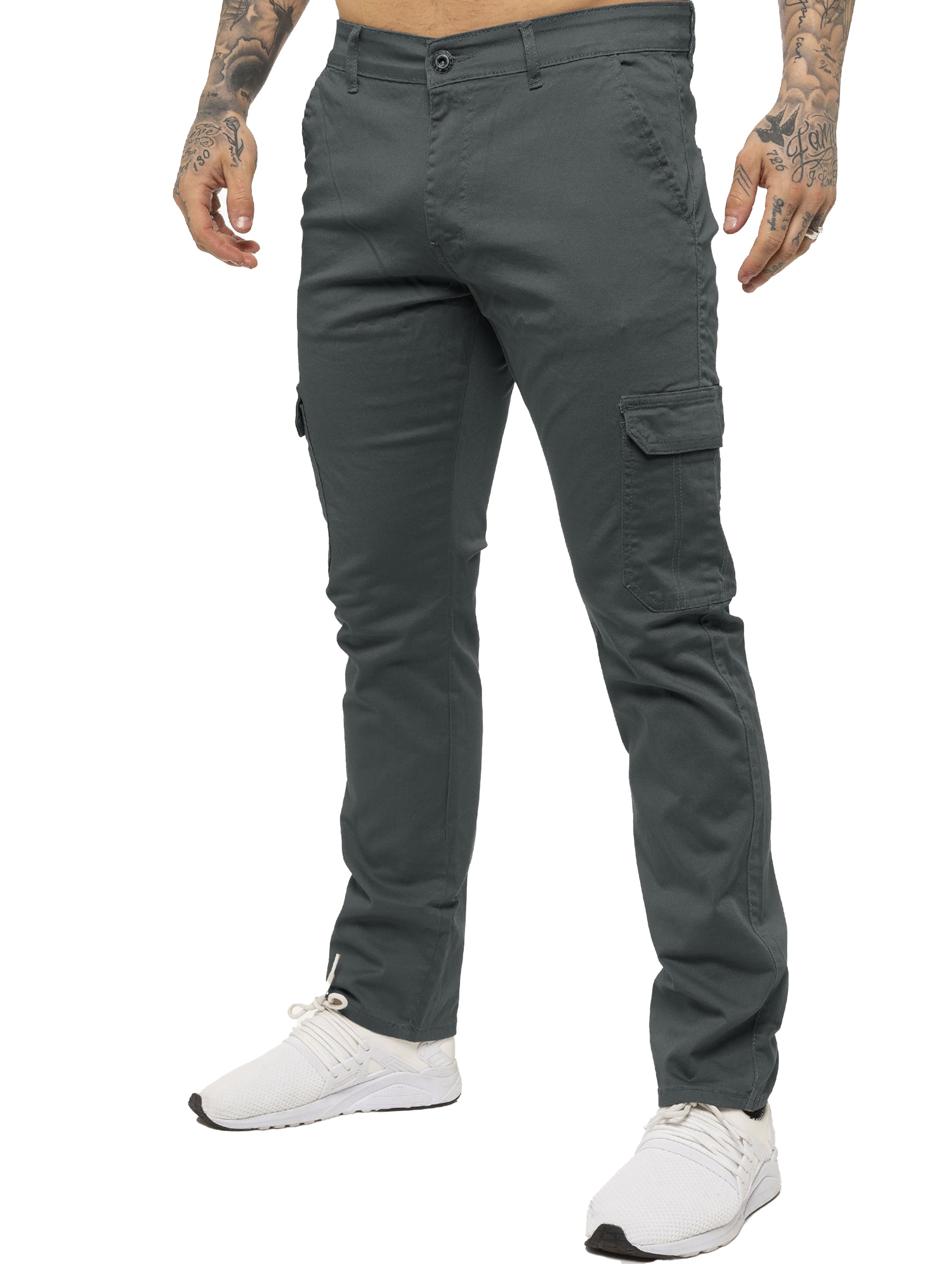 Mens Cargo Combat Slim Fit Trousers Mens Cargo Combat Slim Fit Trousers
