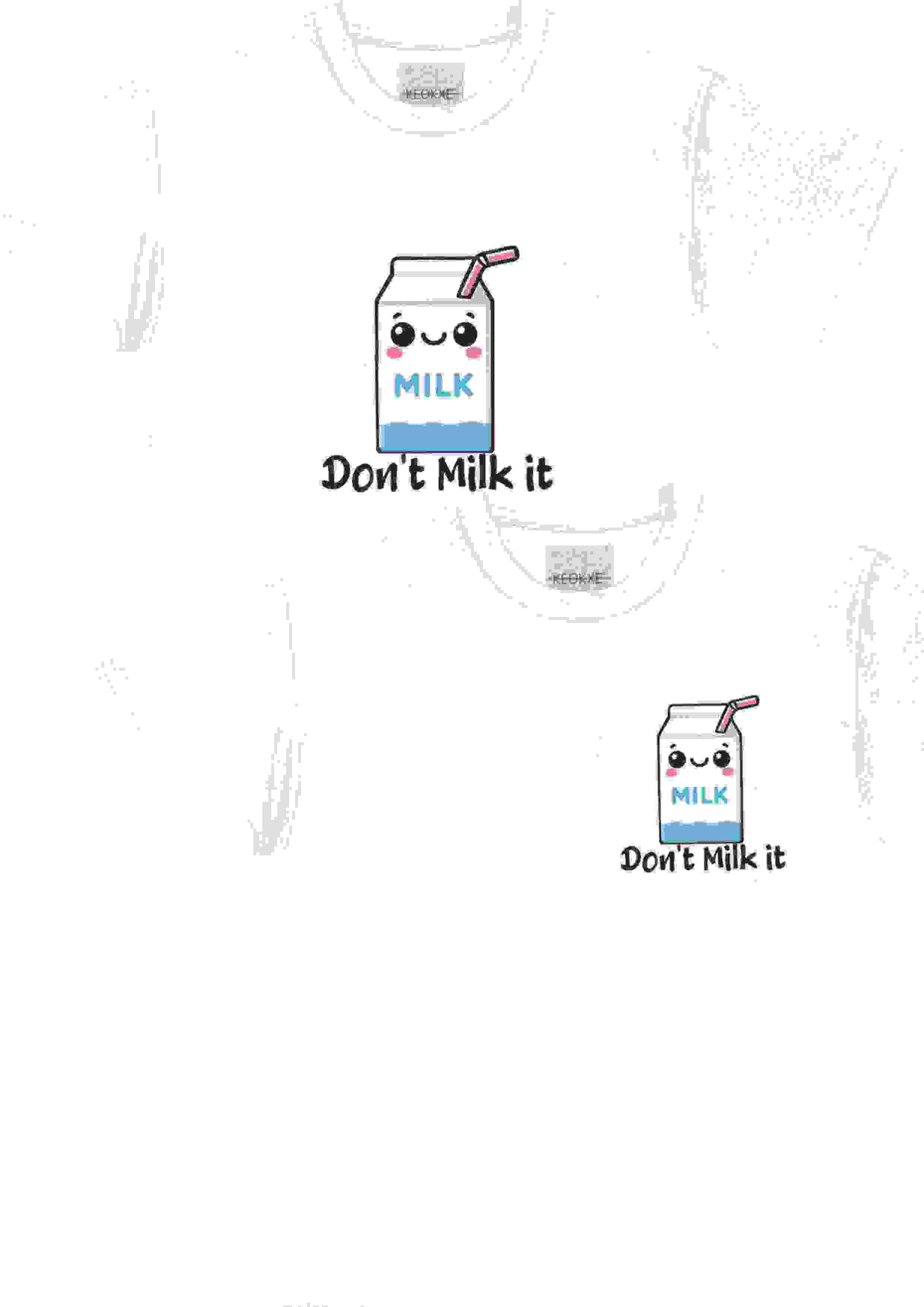 Don’t Milk It Funny Milk Carton Shirt – S BIG LOGO Don’t Milk It Funny Milk Carton Shirt – S BIG LOGO
