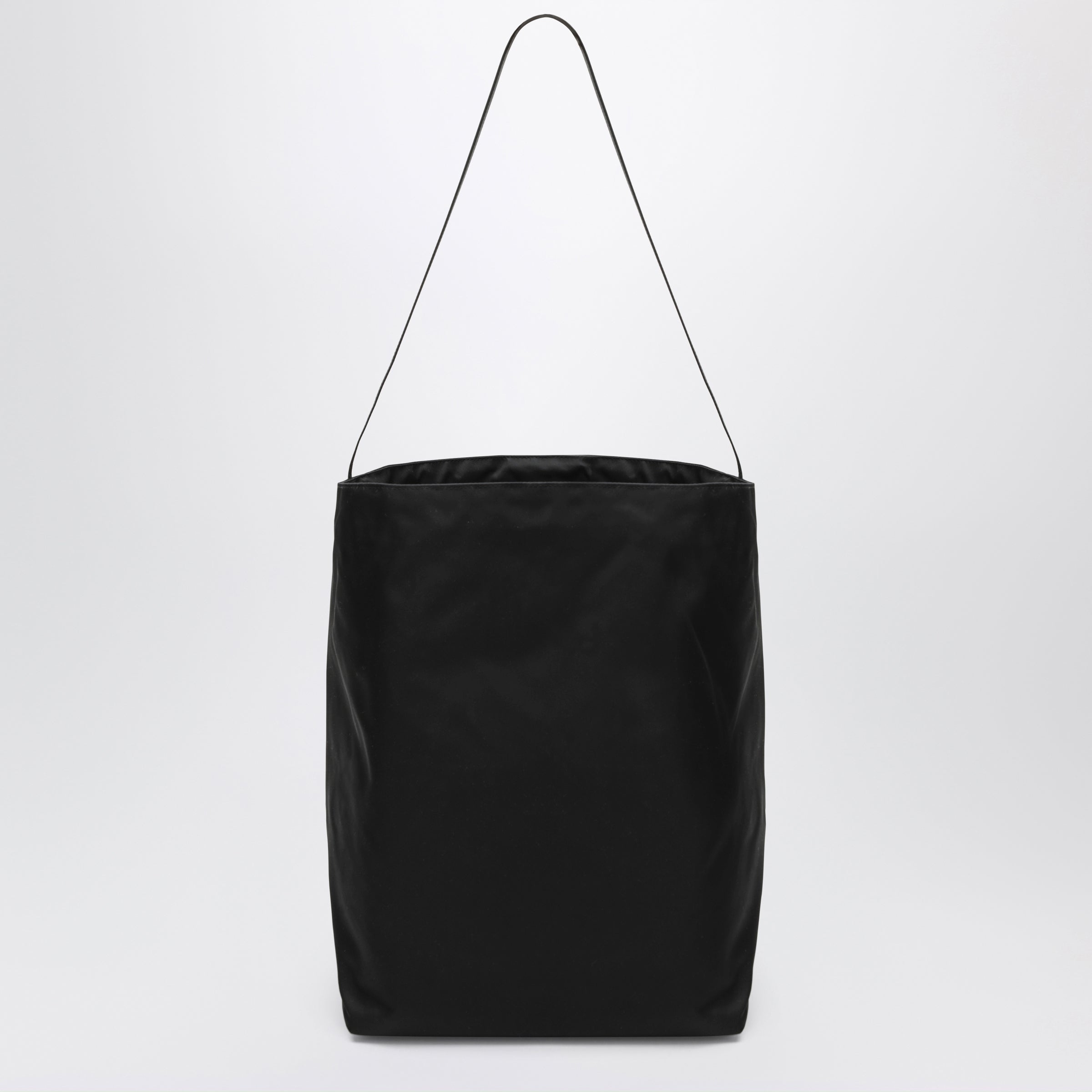 Bucket tote bag in black nylon Bucket tote bag in black nylon