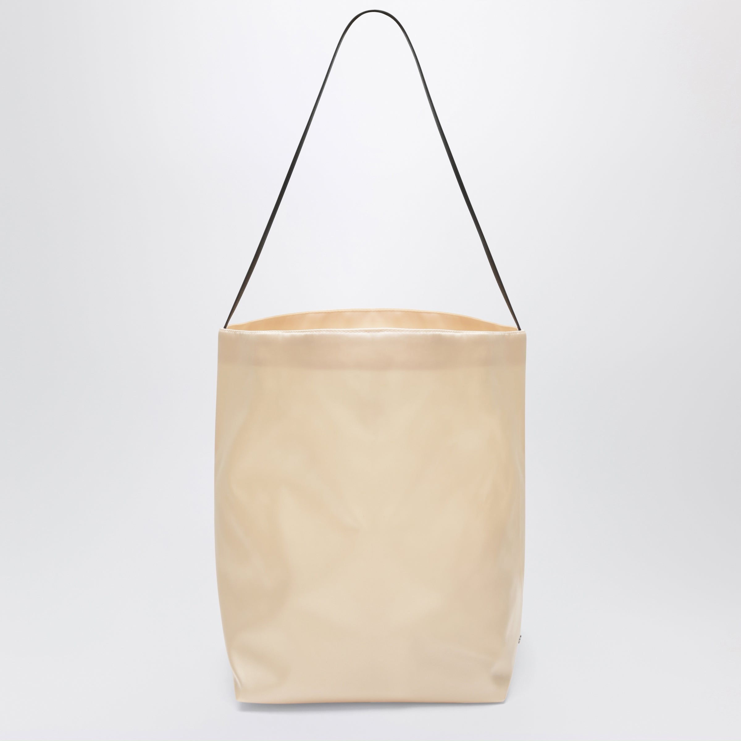 Bucket tote bag in pearl nylon Bucket tote bag in pearl nylon