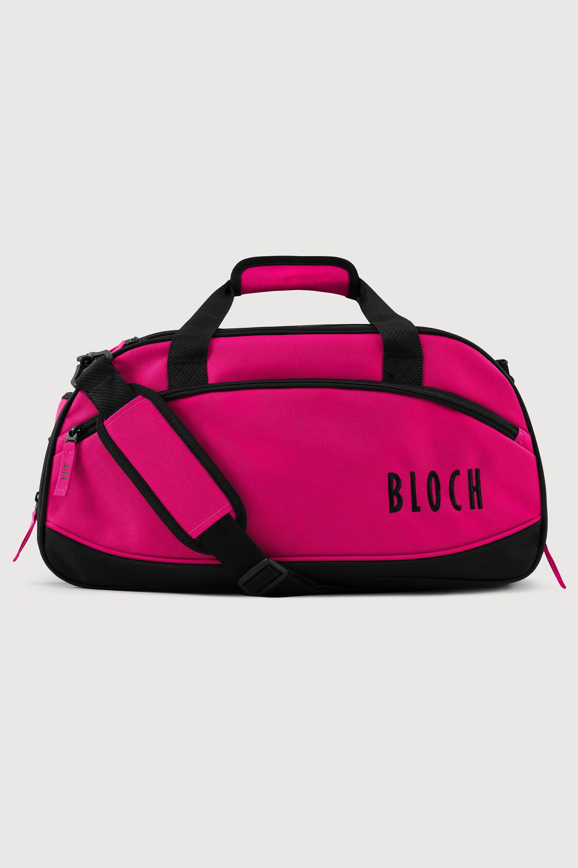 BLOCH Bloch Two Tone Dance Bag, FuschiaBlack Nylon BLOCH Bloch Two Tone Dance Bag, FuschiaBlack Nylon