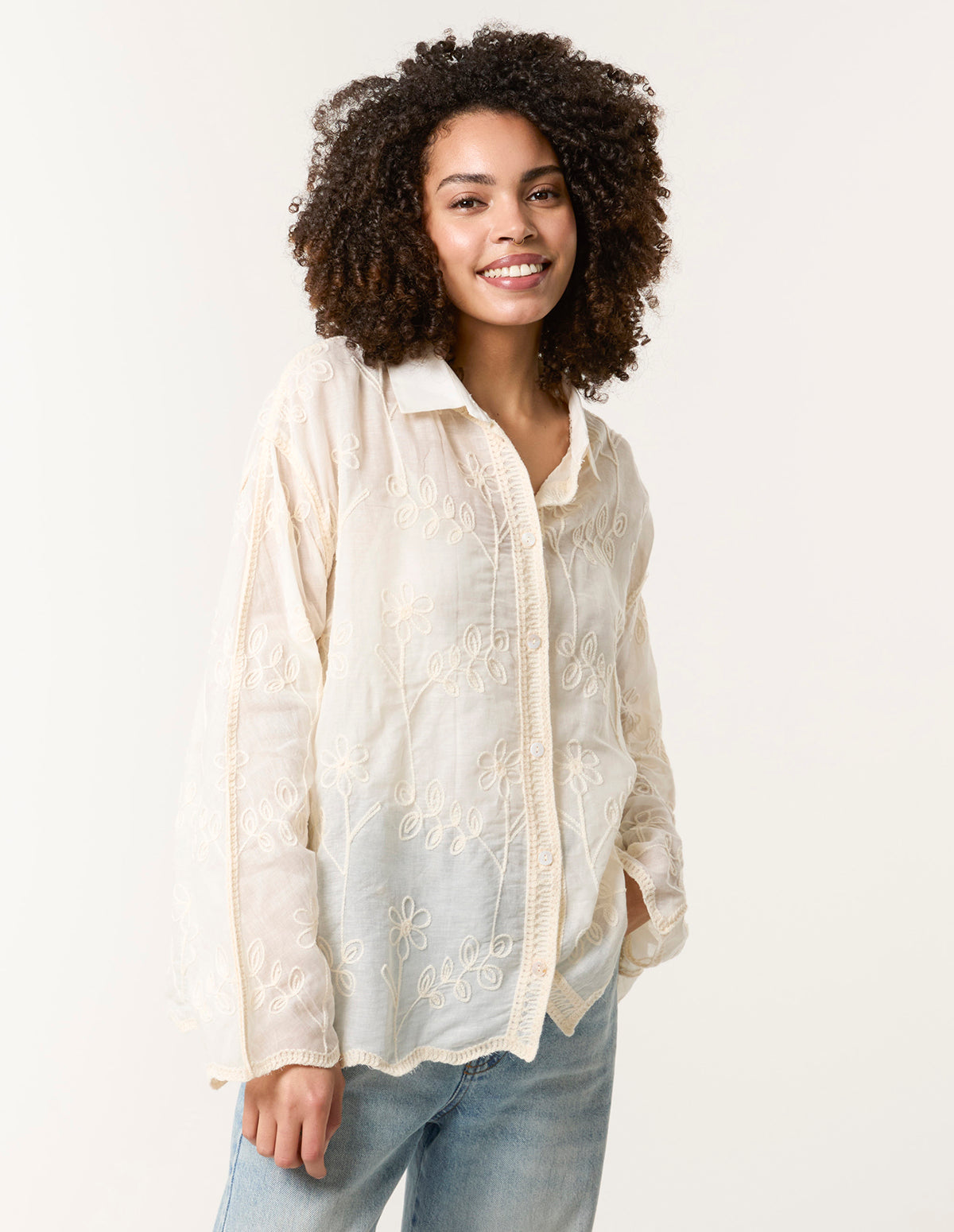 Flower Print Shirt – ONE STONE Flower Print Shirt – ONE STONE