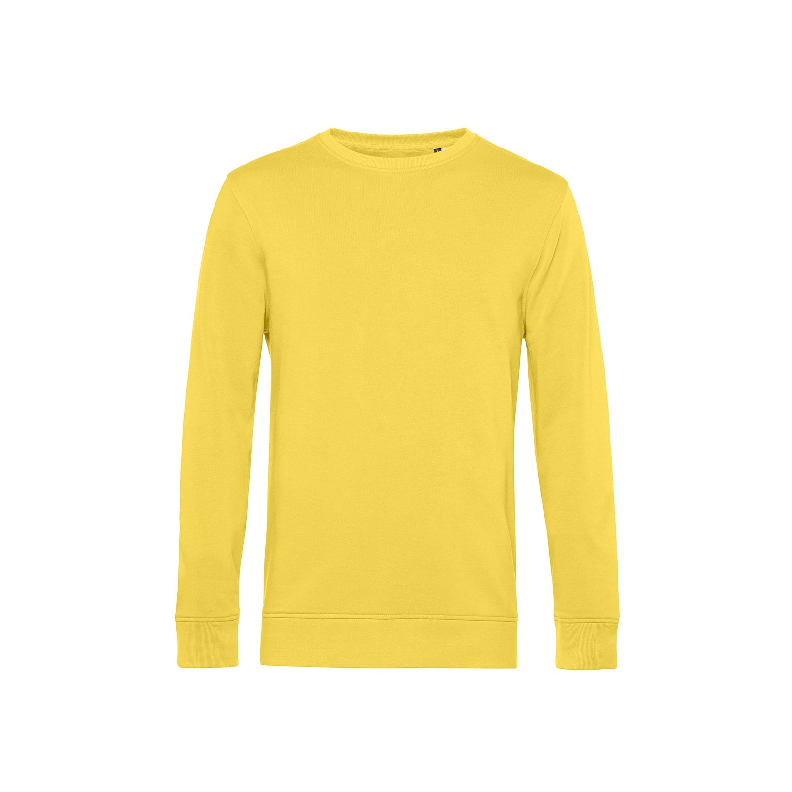 Organic Essential Sweatshirt: Mens – Yellow Fizz Organic Essential Sweatshirt: Mens – Yellow Fizz