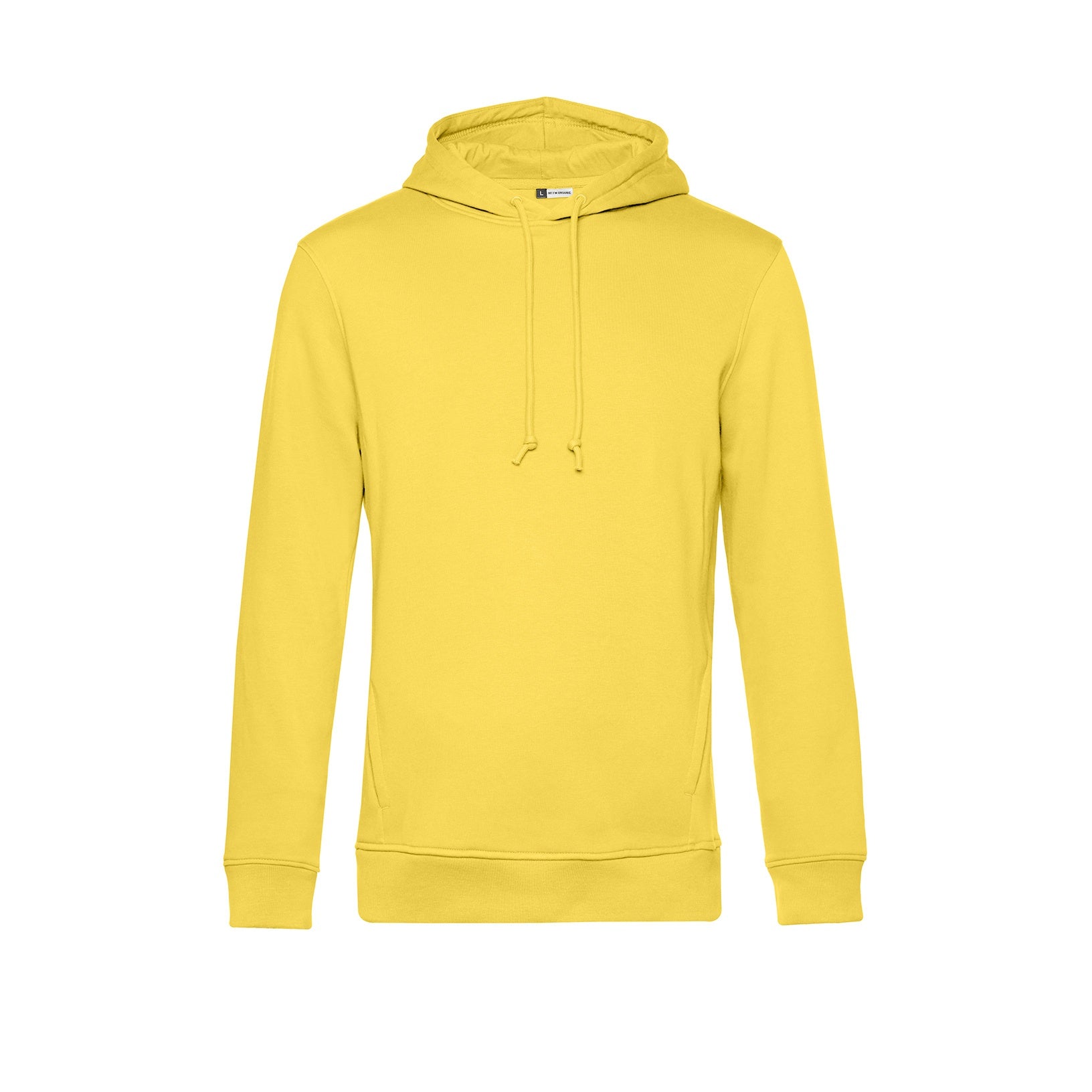 Organic Essential Hoodie: Mens – Yellow Fizz Organic Essential Hoodie: Mens – Yellow Fizz