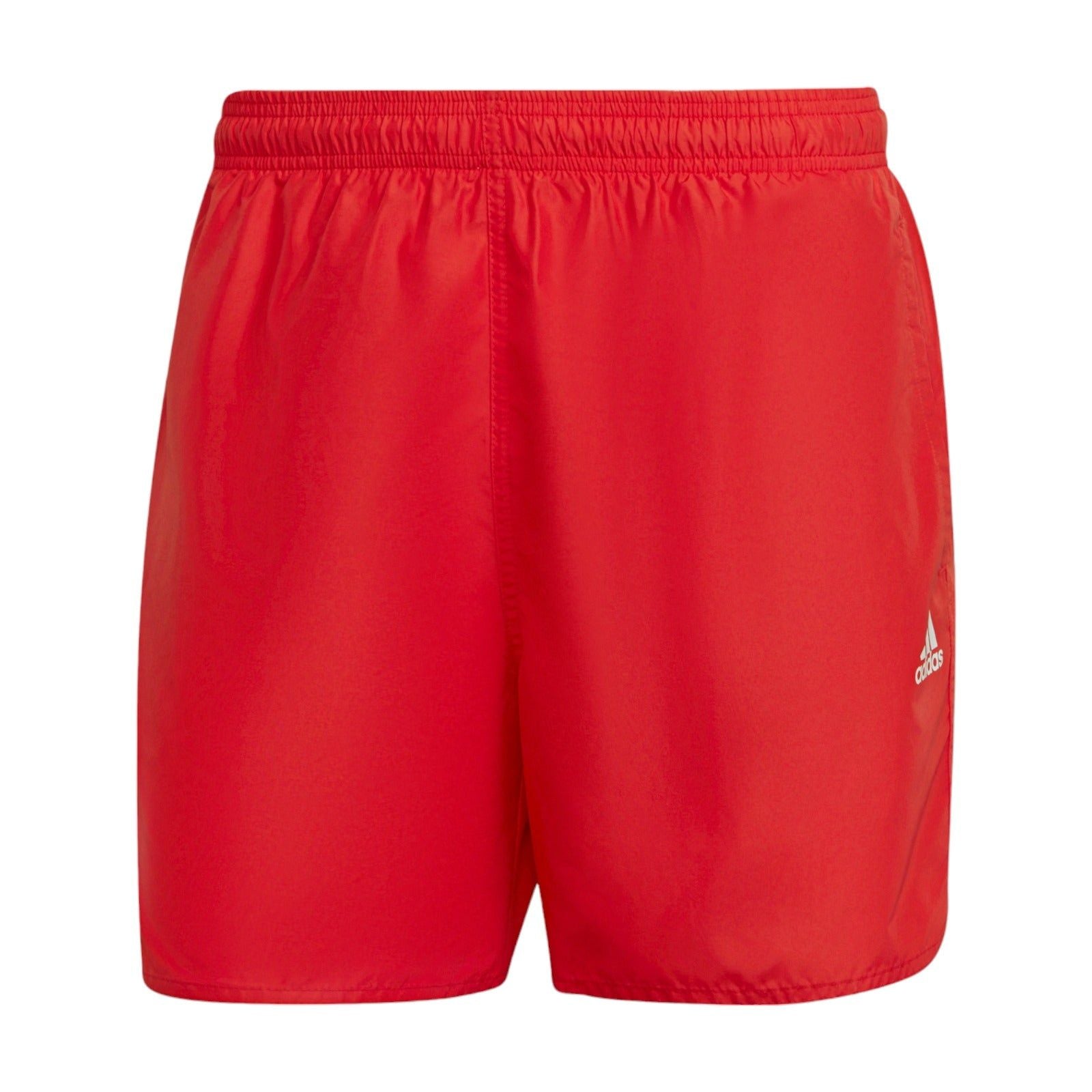 adidas Solid CLX Swim Shorts – Red White adidas Solid CLX Swim Shorts – Red White
