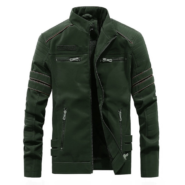Men Casual Leather Jacket CoatColor:Coffee Size:XX, M, L, , X, XX – M Army Green Men Casual Leather Jacket CoatColor:Coffee Size:XX, M, L, , X, XX – M Army Green