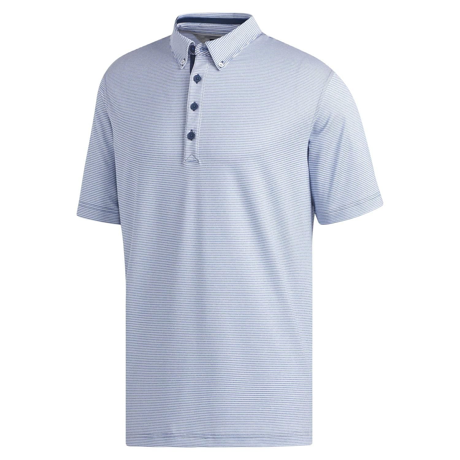 adidas Adipure New Ottoman Polo Shirt – Blue – S Blue adidas Adipure New Ottoman Polo Shirt – Blue – S Blue