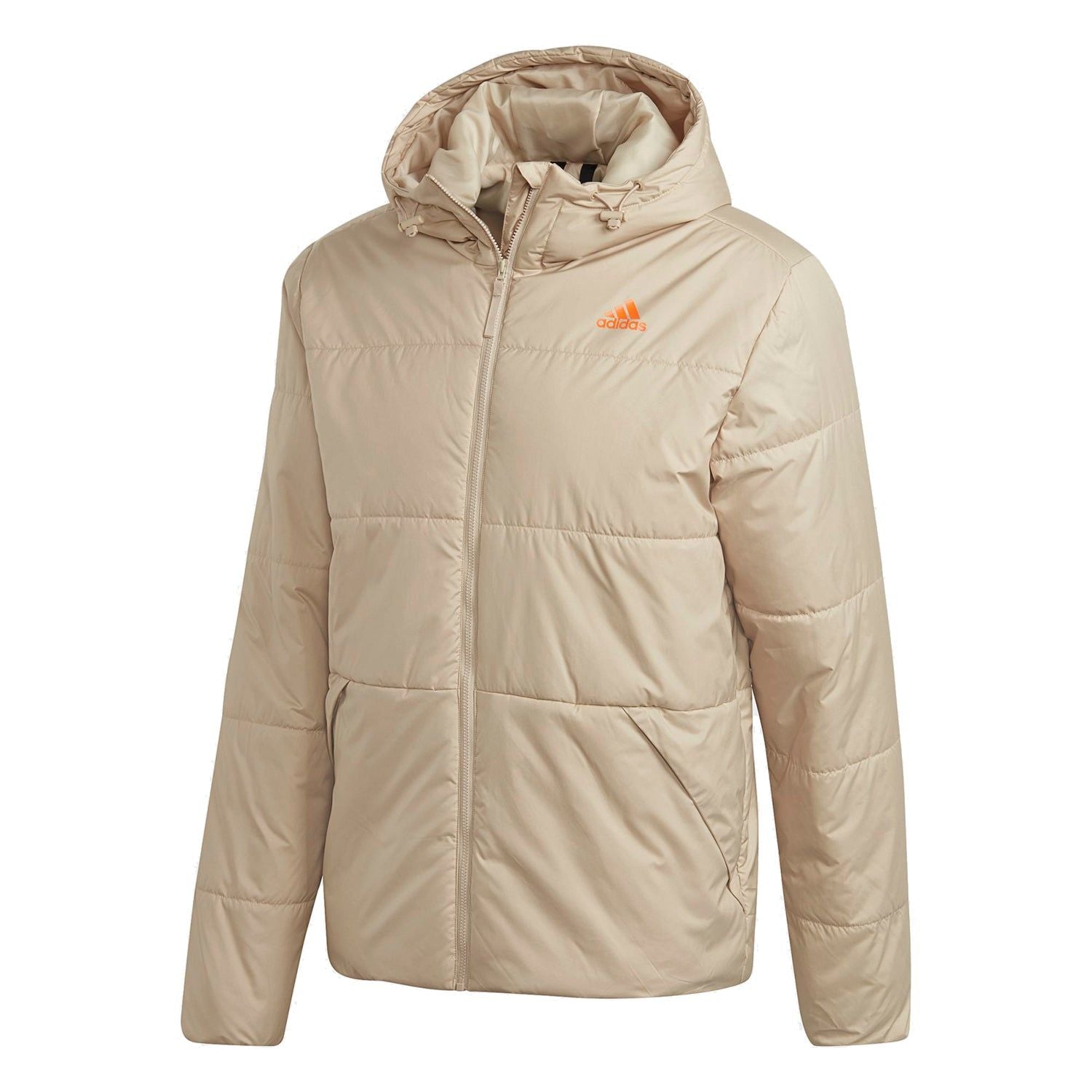 adidas BSC Insulated Padded Puffer Hooded Jacket – Beige – M Beige adidas BSC Insulated Padded Puffer Hooded Jacket – Beige – M Beige