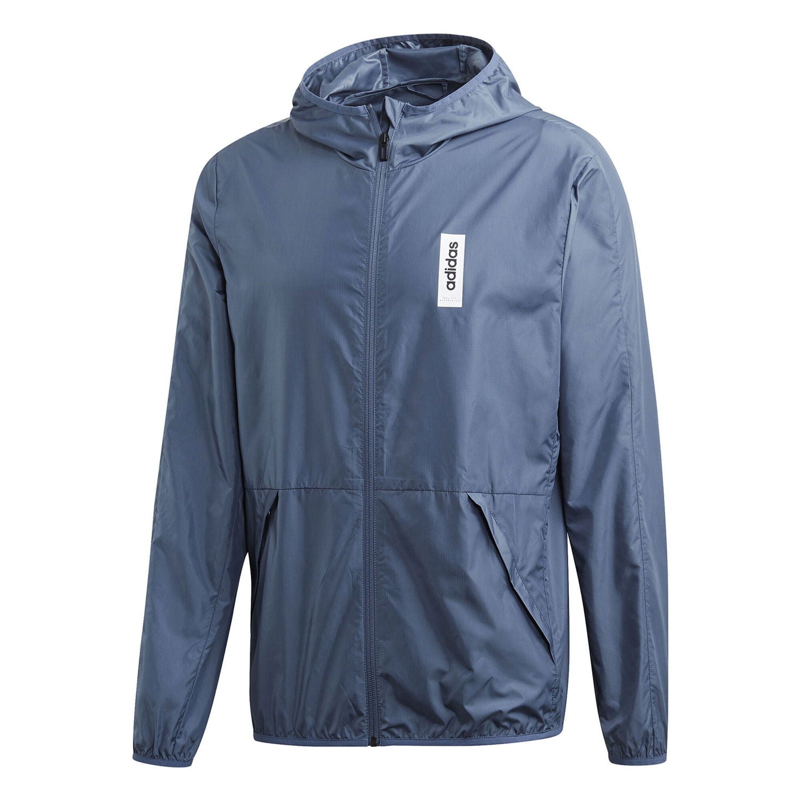 adidas Brilliant Basics Windbreaker – Blue – Blue adidas Brilliant Basics Windbreaker – Blue – Blue