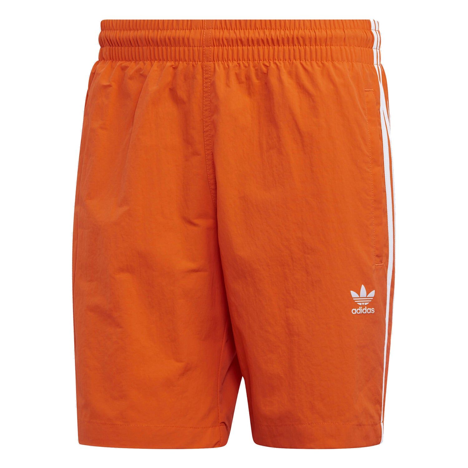 adidas Originals -Stripes Swim Shorts – Orange – S Orange adidas Originals -Stripes Swim Shorts – Orange – S Orange