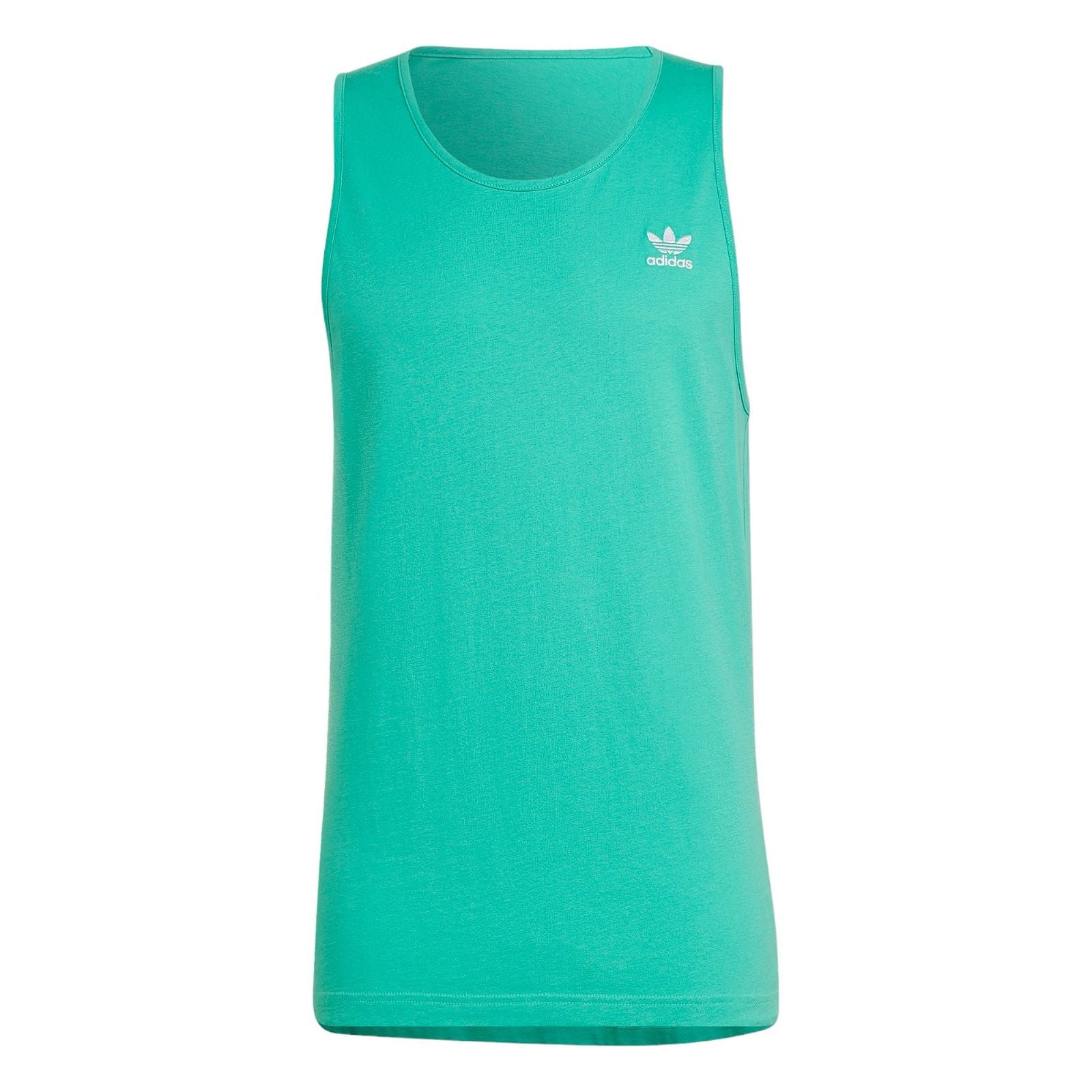 adidas Originals Adicolor Essentials Trefoil Tank Top – Hi-Res Green – M Green adidas Originals Adicolor Essentials Trefoil Tank Top – Hi-Res Green – M Green