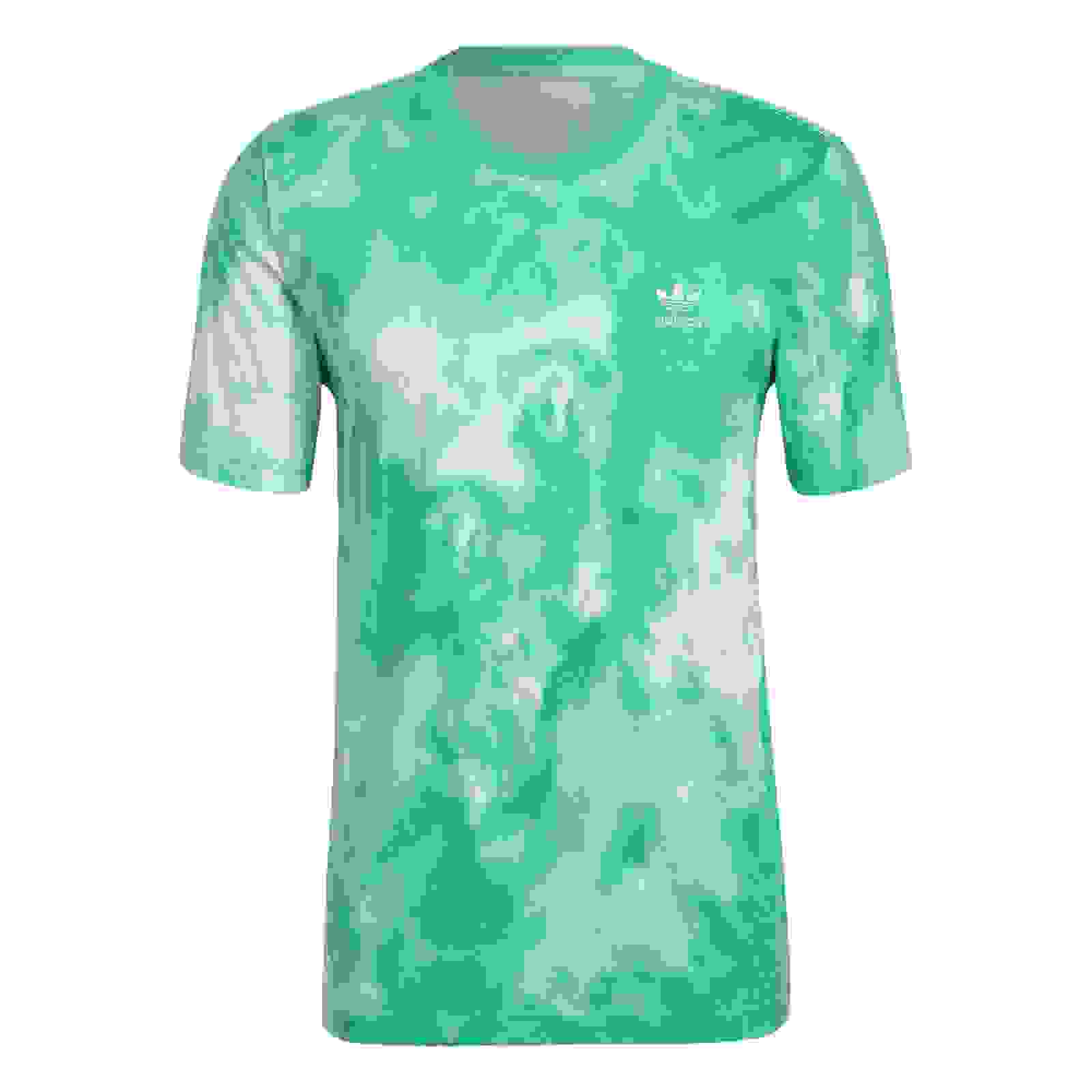 adidas Originals Adicolor Trefoil Tie Dyed Shirt – Green – S Green adidas Originals Adicolor Trefoil Tie Dyed Shirt – Green – S Green