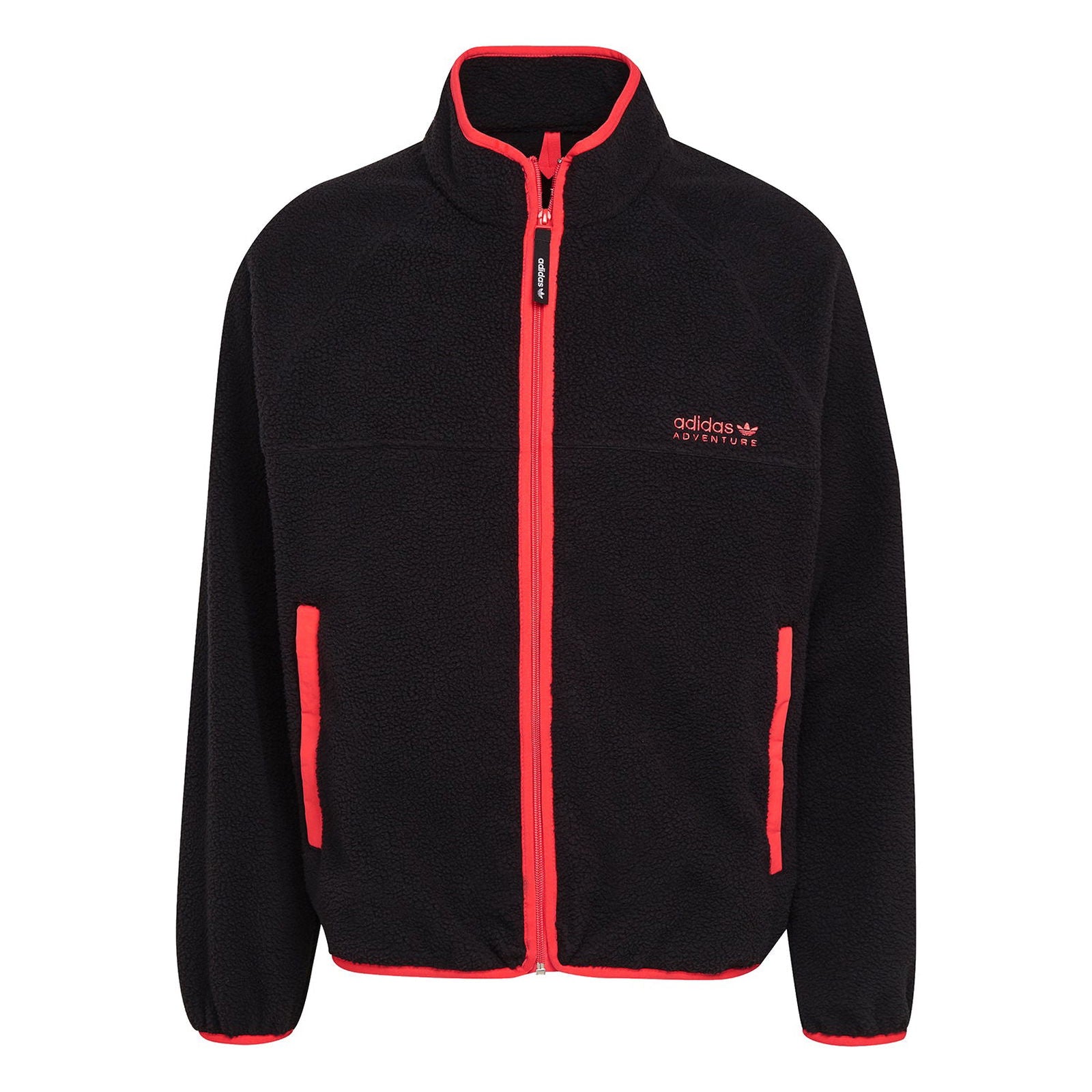 adidas Originals Adventure Polar Fleece Zip-Through Track Jacket – Black – S Black adidas Originals Adventure Polar Fleece Zip-Through Track Jacket – Black – S Black