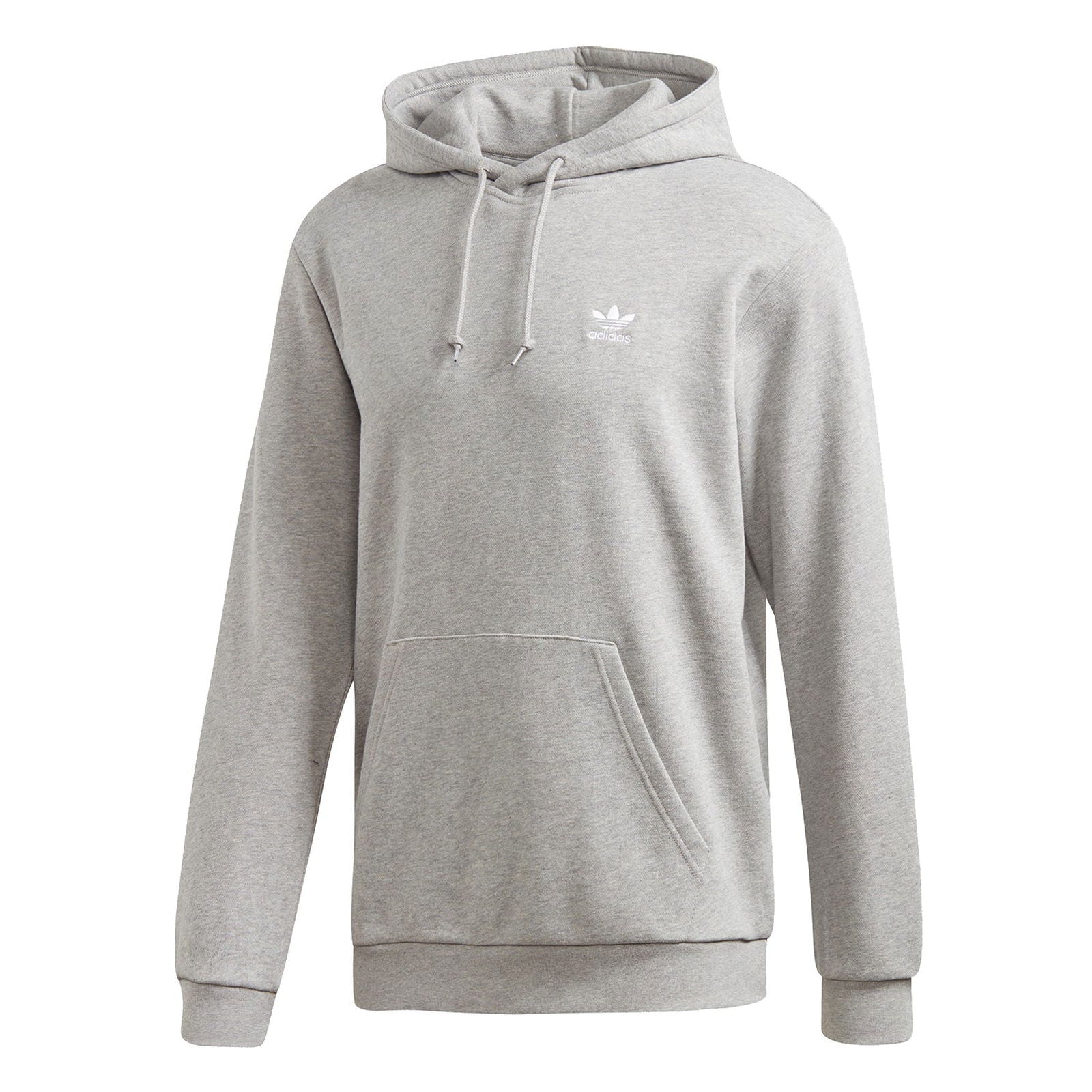 adidas Originals Loungewear Trefoil Essentials Hoodie – Grey – L Grey adidas Originals Loungewear Trefoil Essentials Hoodie – Grey – L Grey