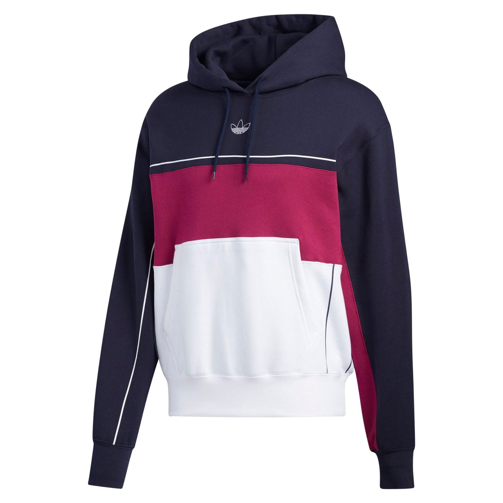 adidas Originals Rivalry Block Hoodie – Navy, Berry & White – M Navy adidas Originals Rivalry Block Hoodie – Navy, Berry & White – M Navy