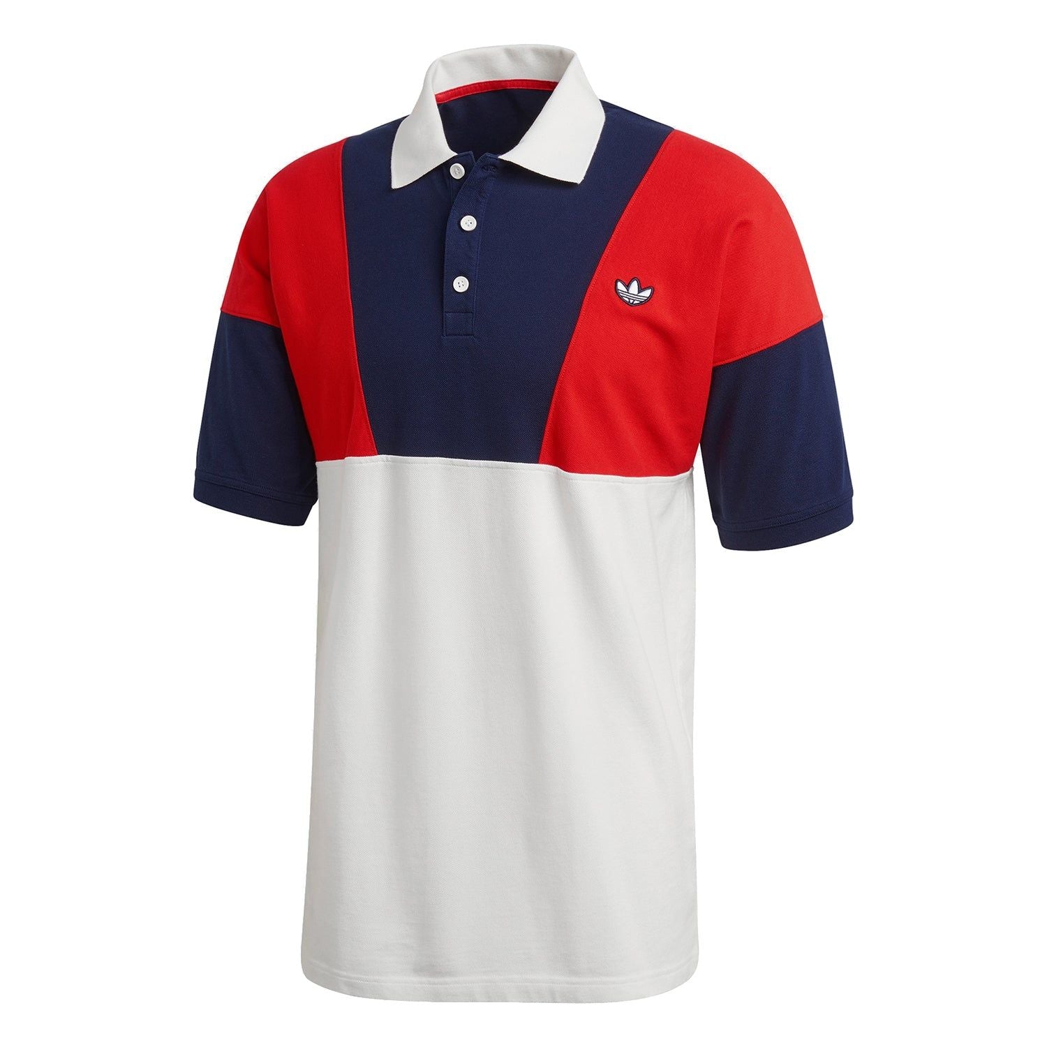 adidas Originals Samstag Polo Shirt – Red – M White adidas Originals Samstag Polo Shirt – Red – M White