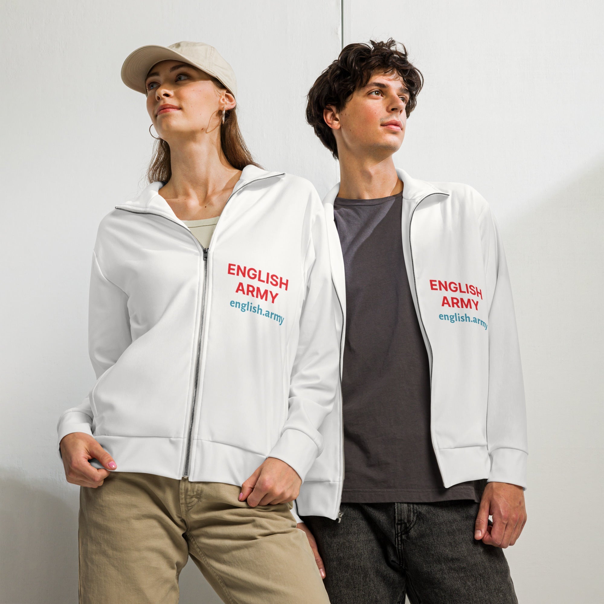 English Army – Unisex Track Jacket – English Army – Unisex Track Jacket –