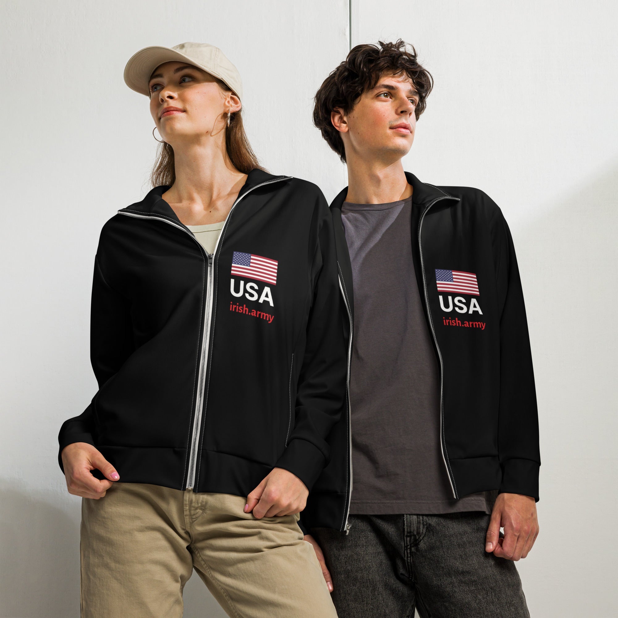 A – Unisex Track Jacket A – Unisex Track Jacket