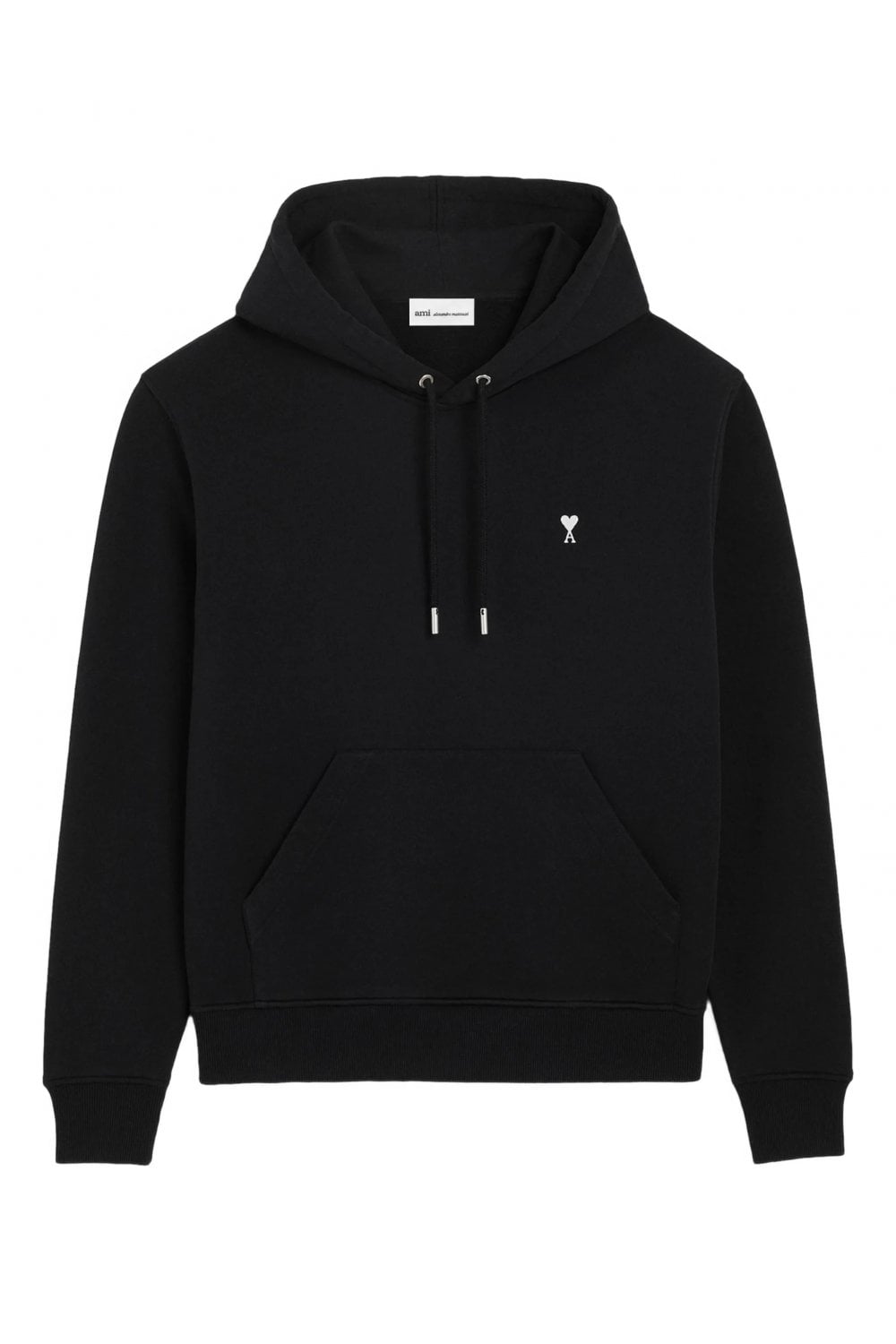 AMI PARIS LOOPBACK JERSEY ADC HOODIE Size: , colour: BLACK AMI PARIS LOOPBACK JERSEY ADC HOODIE Size: , colour: BLACK