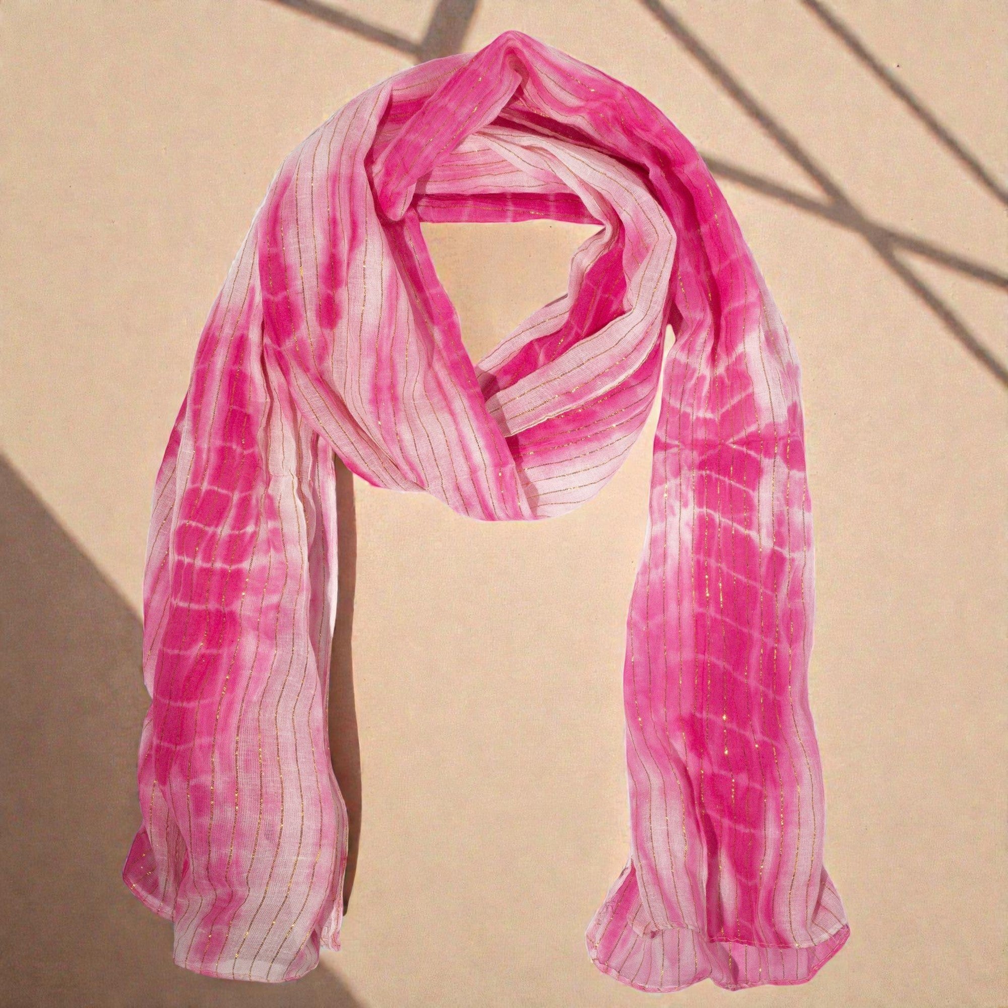 Nomad Sari Party Shine Scarf Perfect Pink × Nomad Sari Party Shine Scarf Perfect Pink ×