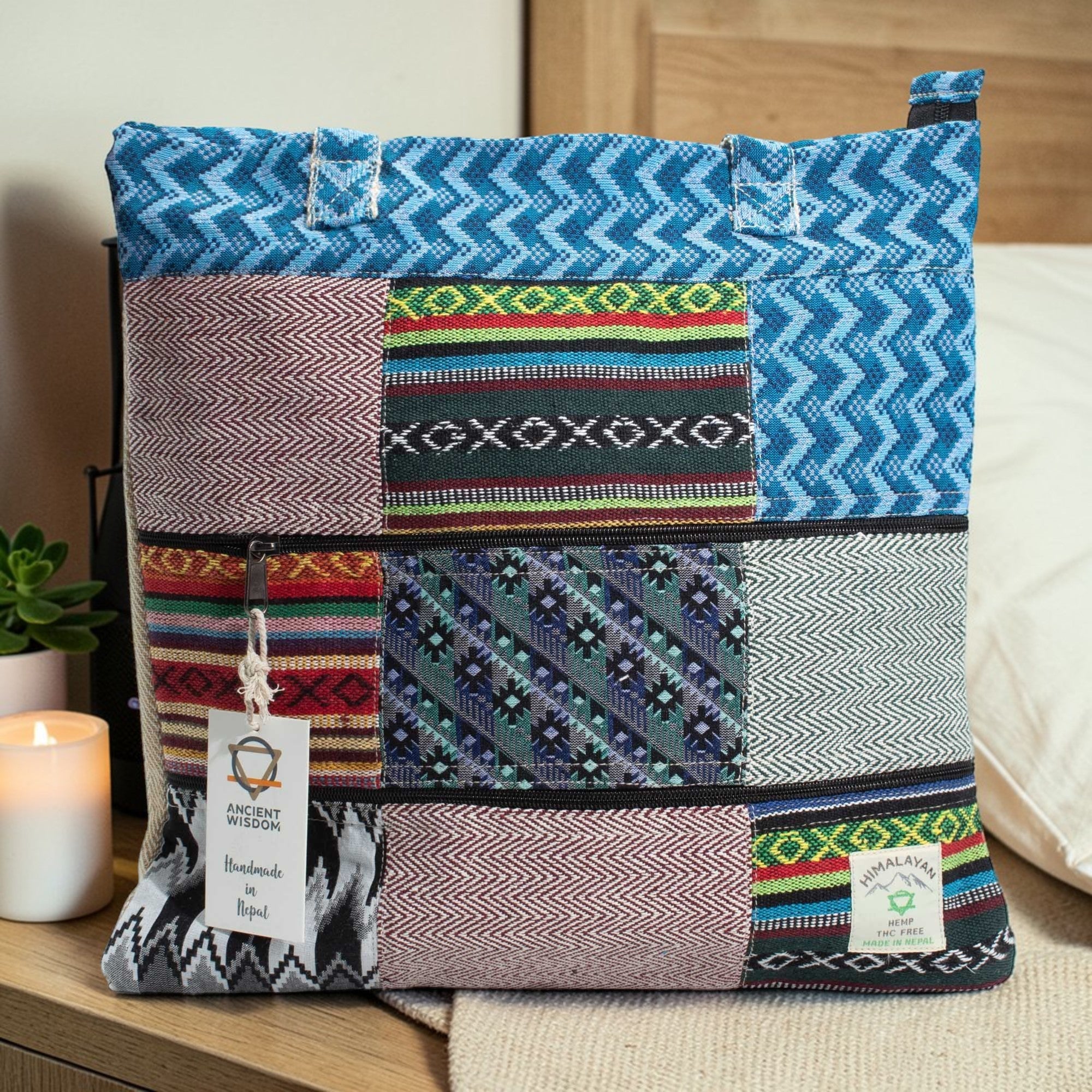 Patchwork Kathmandu Tote Bag Dhaka Design x Patchwork Kathmandu Tote Bag Dhaka Design x