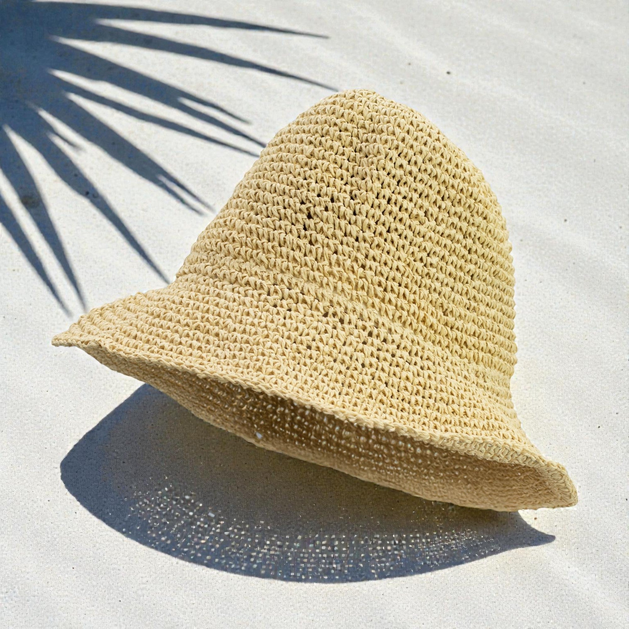 Nomad Sari Floppy Straw Sun Hat Natural Beige Nomad Sari Floppy Straw Sun Hat Natural Beige