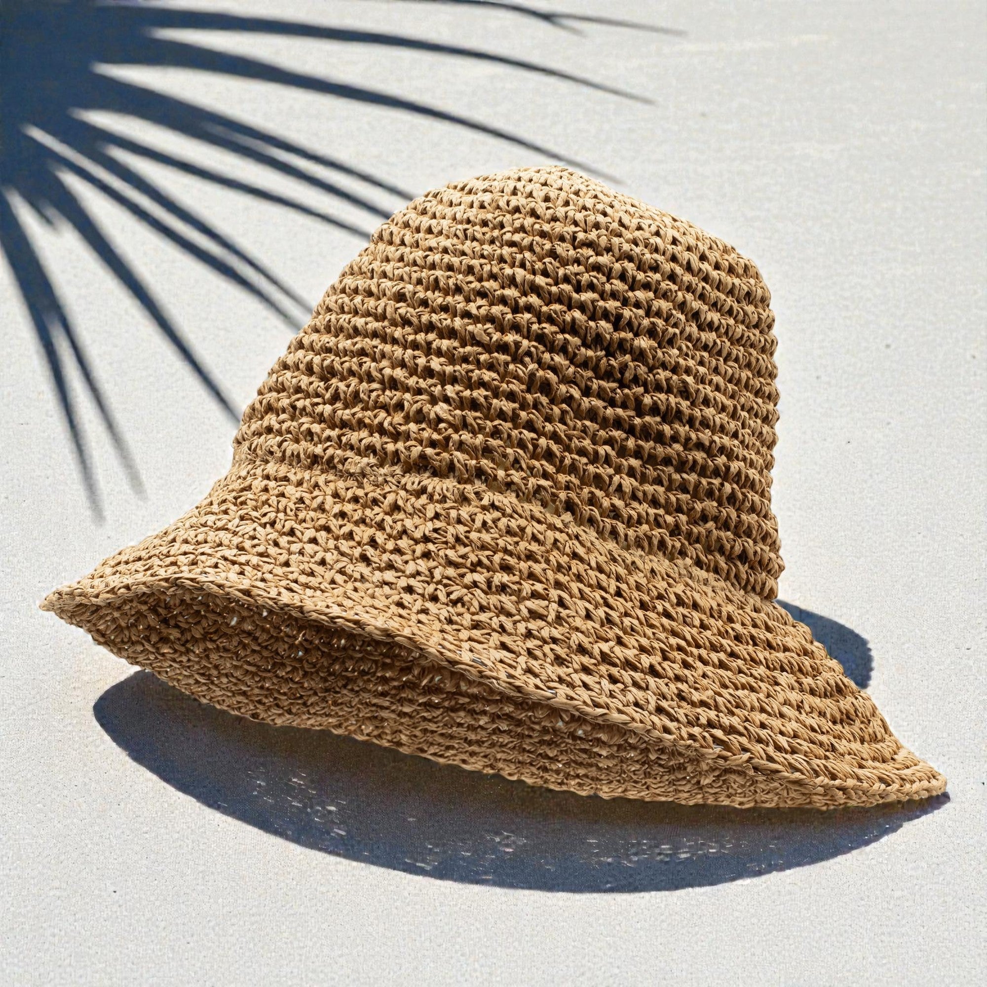 Nomad Sari Floppy Straw Sun Hat Natural Coffee Nomad Sari Floppy Straw Sun Hat Natural Coffee