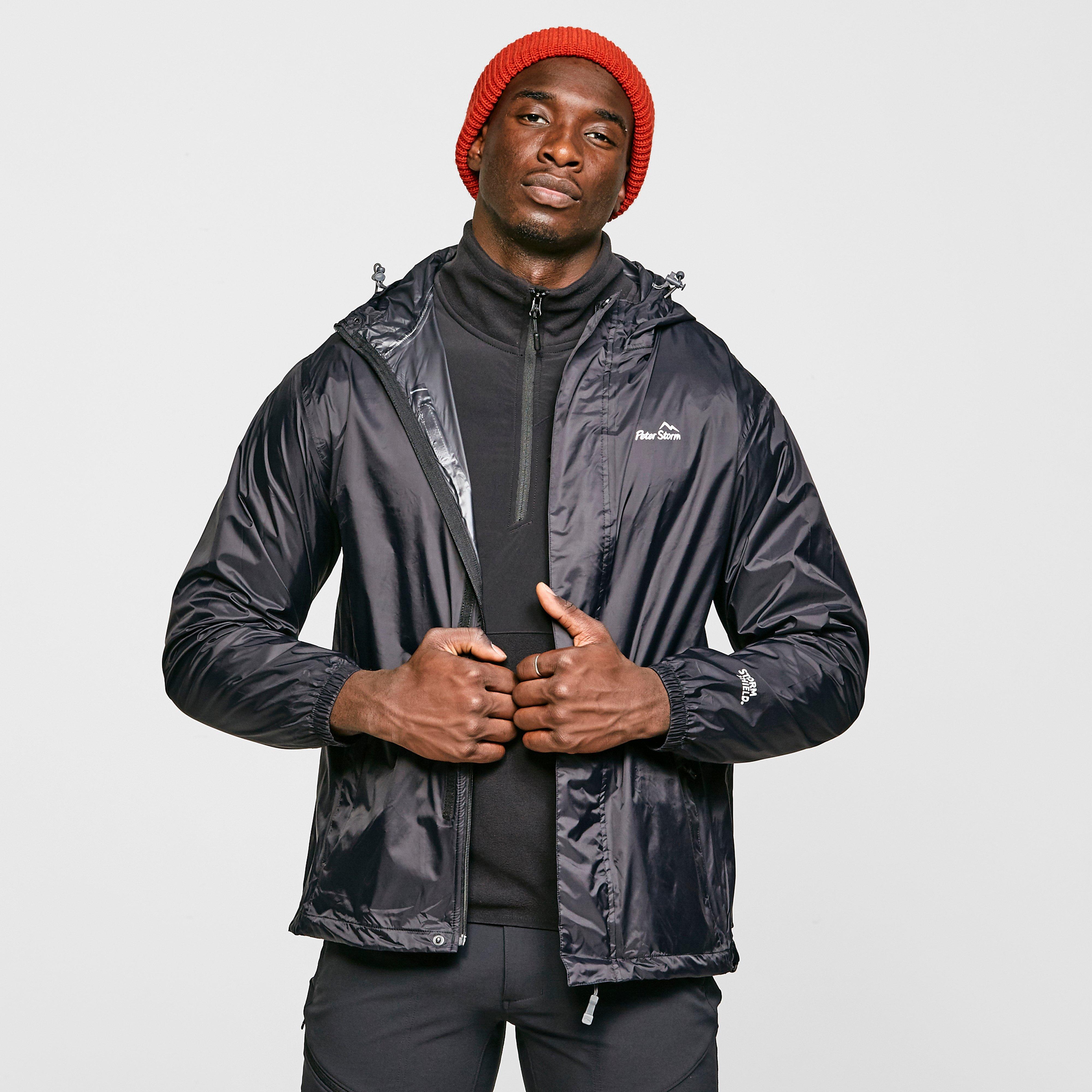 Mens Packable Jacket Black Mens Packable Jacket Black