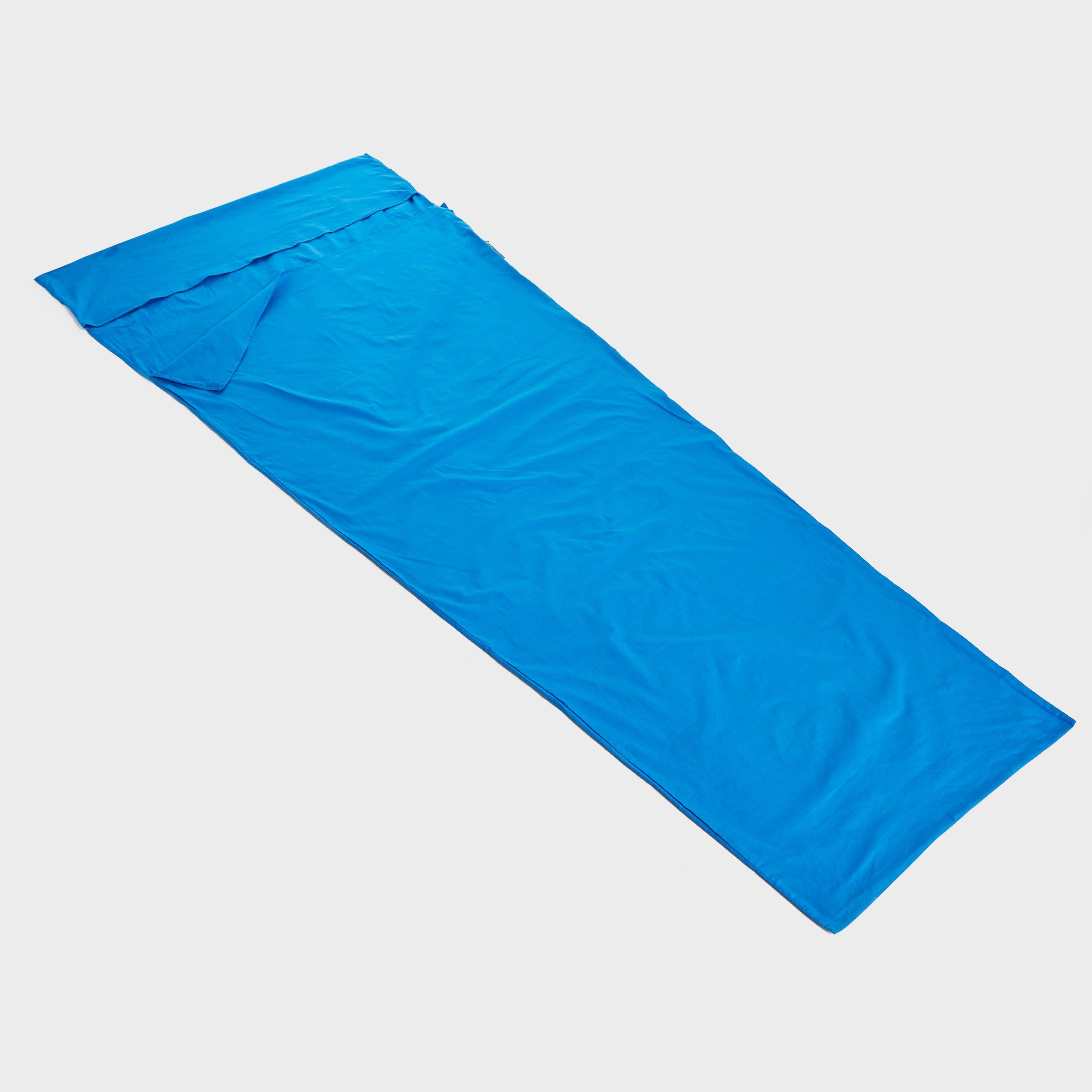 Cotton Mummy Sleeping Bag Liner – Blue One Size Cotton Mummy Sleeping Bag Liner – Blue One Size