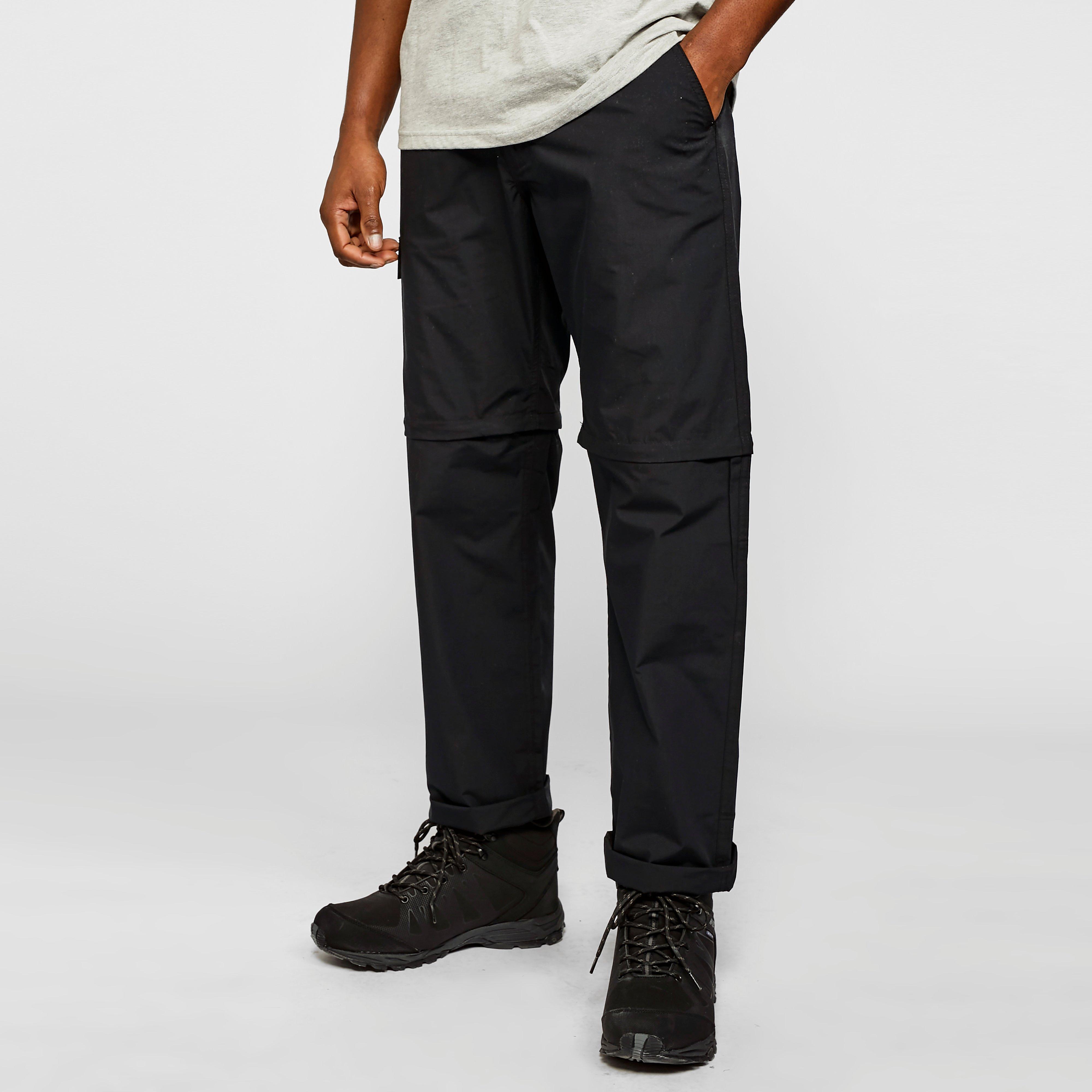 Men’s Nebraska Zip-off Trousers – Black S Men’s Nebraska Zip-off Trousers – Black S