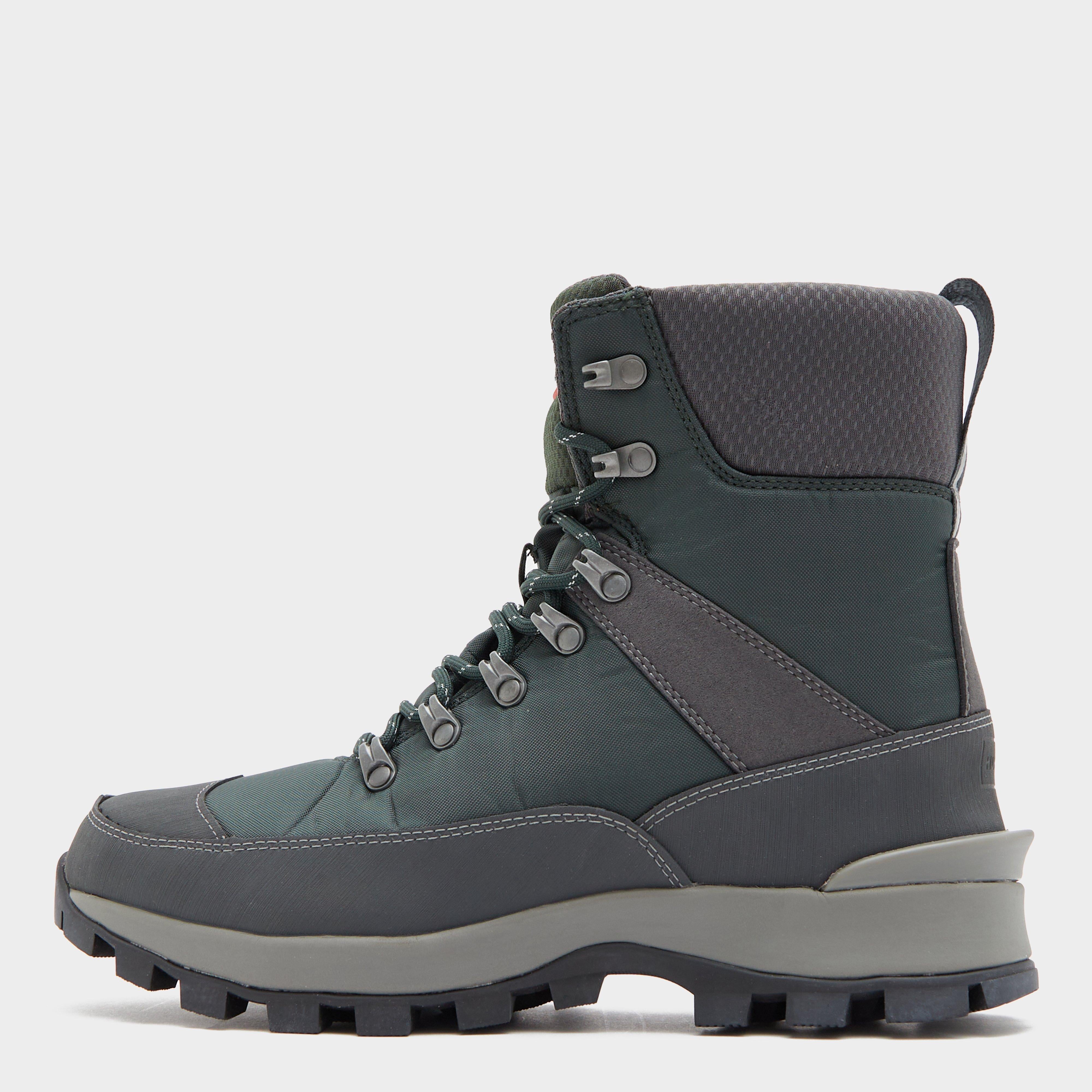 Mens Recycled Polyester Commando Boots GreenGrey Mens Recycled Polyester Commando Boots GreenGrey