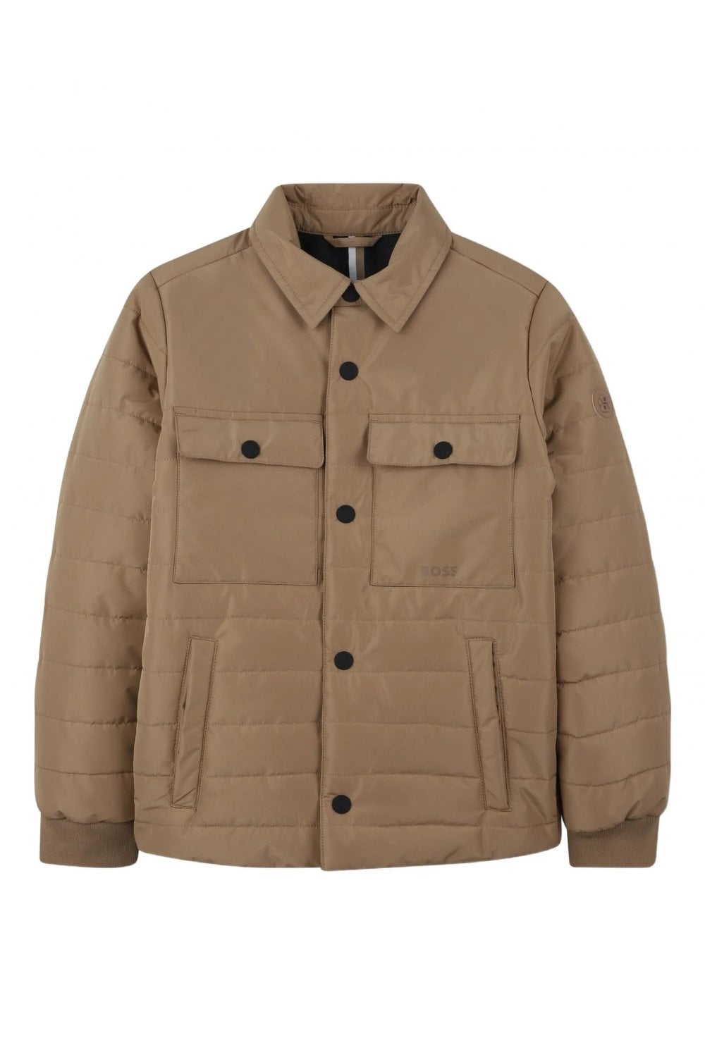 BOSS KIDS KIDS PADDED DOWN JACKET Size: Y, colour: BEIGE BOSS KIDS KIDS PADDED DOWN JACKET Size: Y, colour: BEIGE
