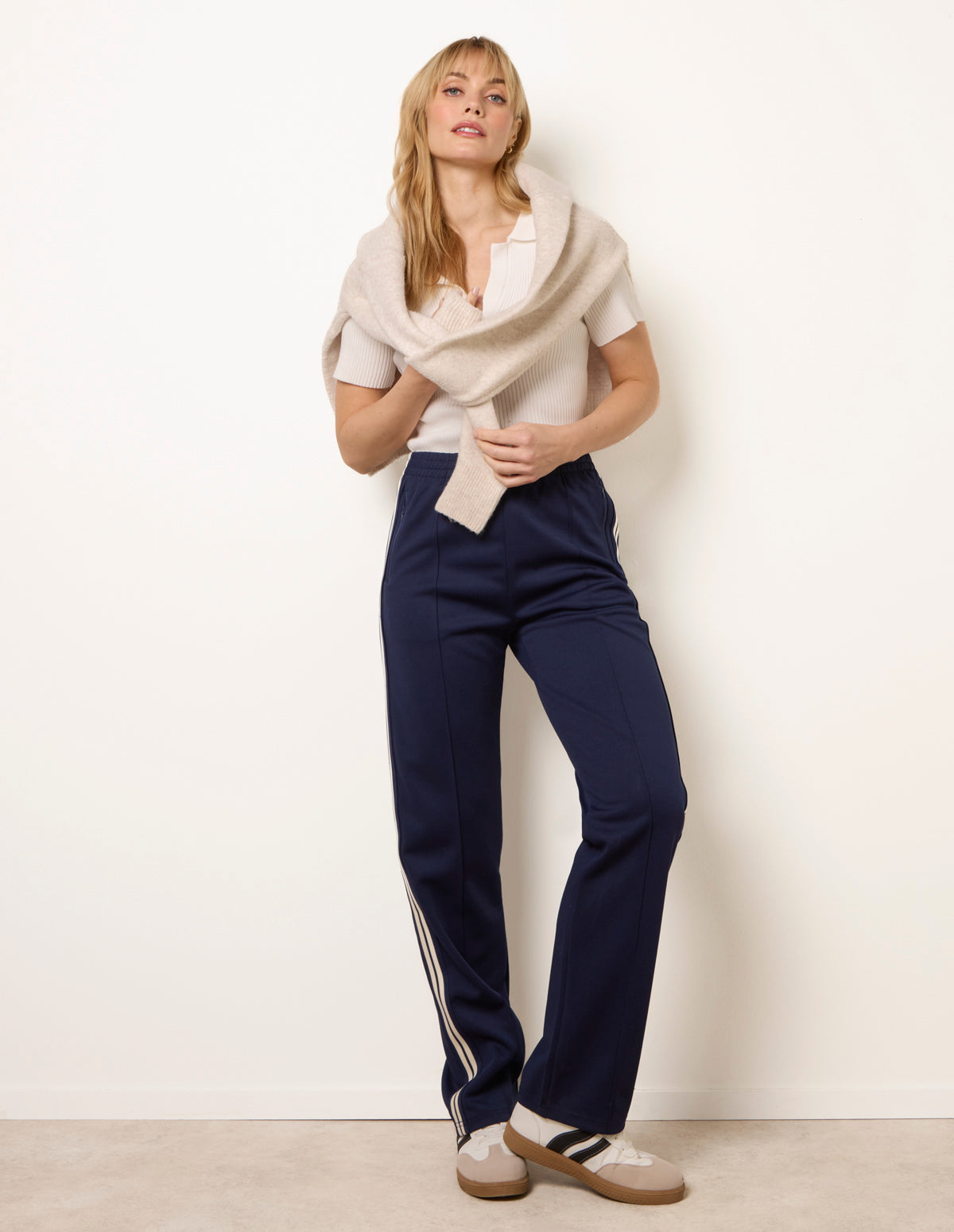 Side Stripe Sport Trousers – S NAVY Side Stripe Sport Trousers – S NAVY