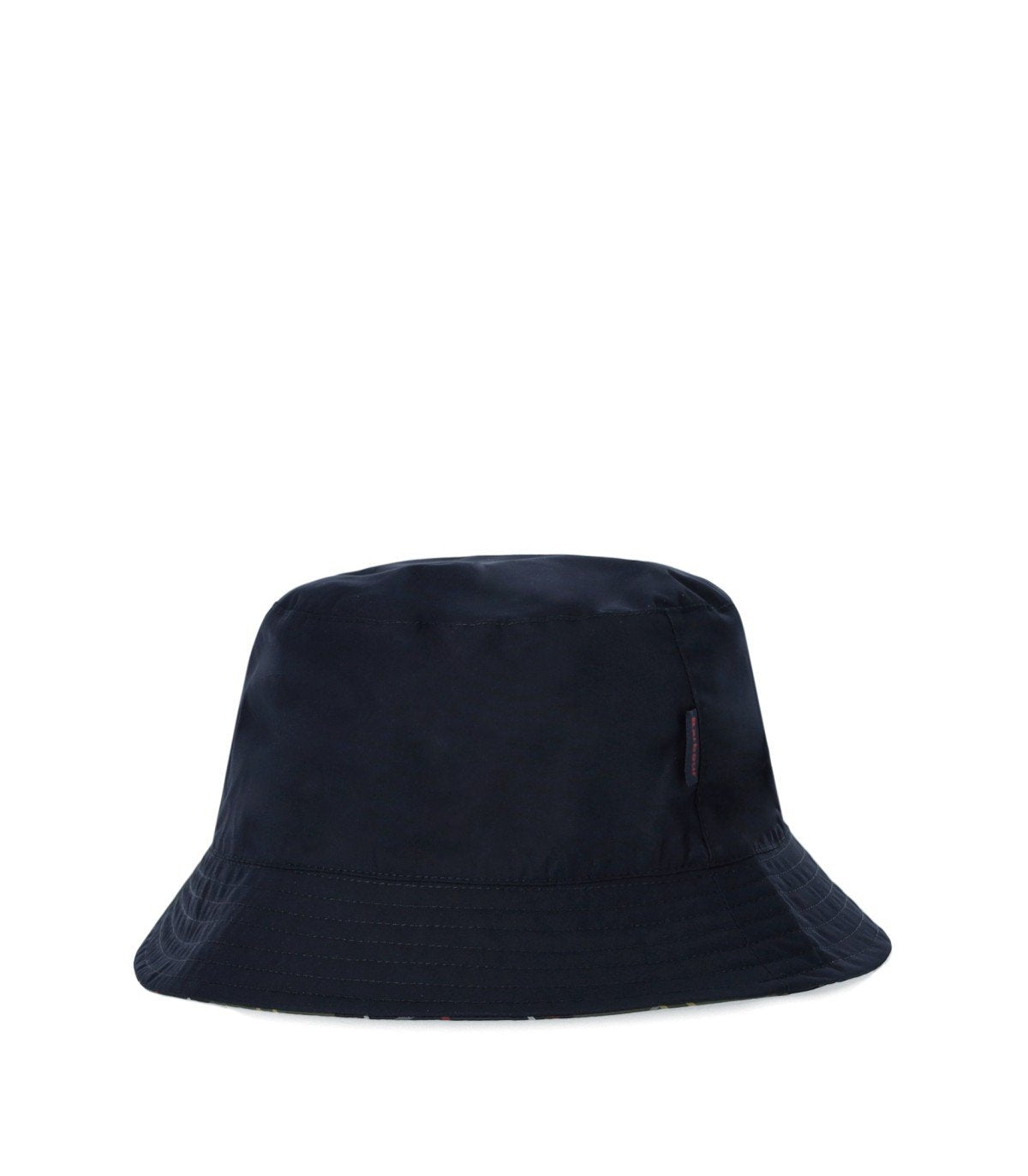 BARBOUR HUTTON NAVY BLUE REVERSIBLE BUCKET HAT BARBOUR HUTTON NAVY BLUE REVERSIBLE BUCKET HAT