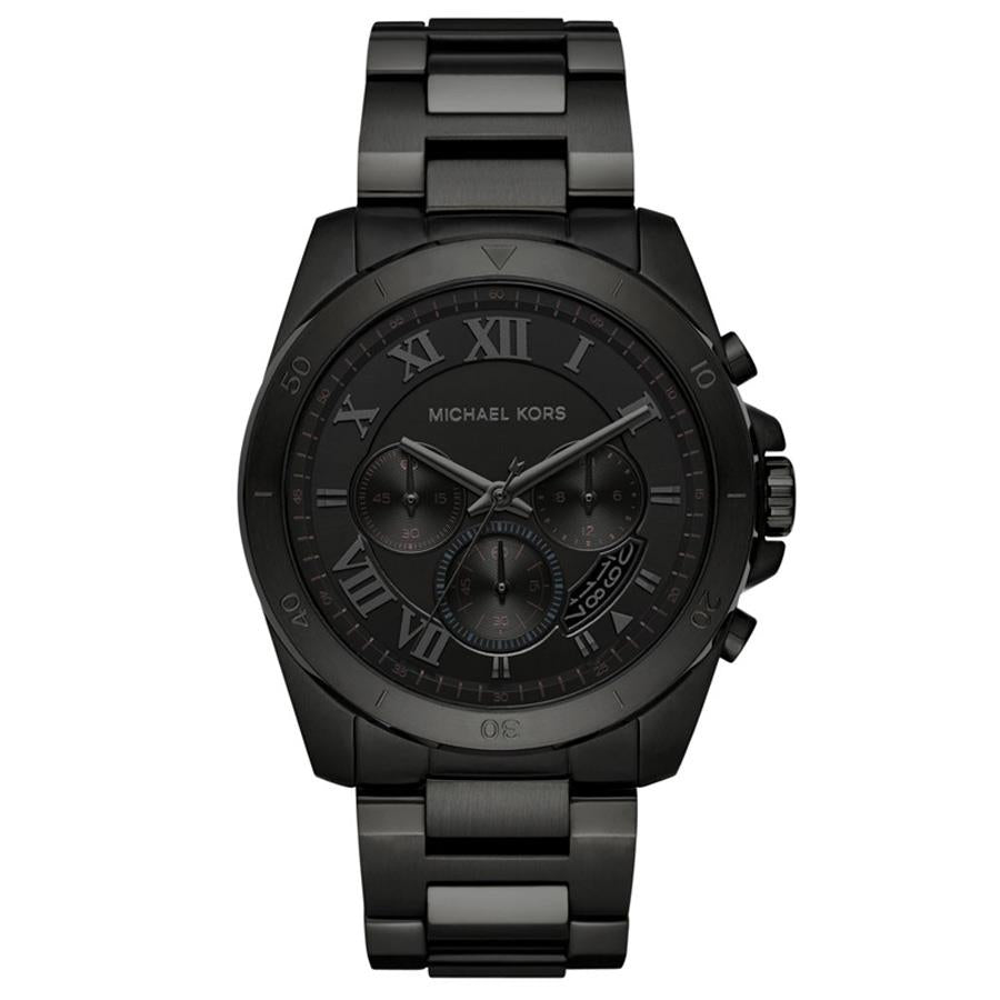 Michael Kors MK Brecken Black Ion Plated Chrono Men’s Watch Michael Kors MK Brecken Black Ion Plated Chrono Men’s Watch