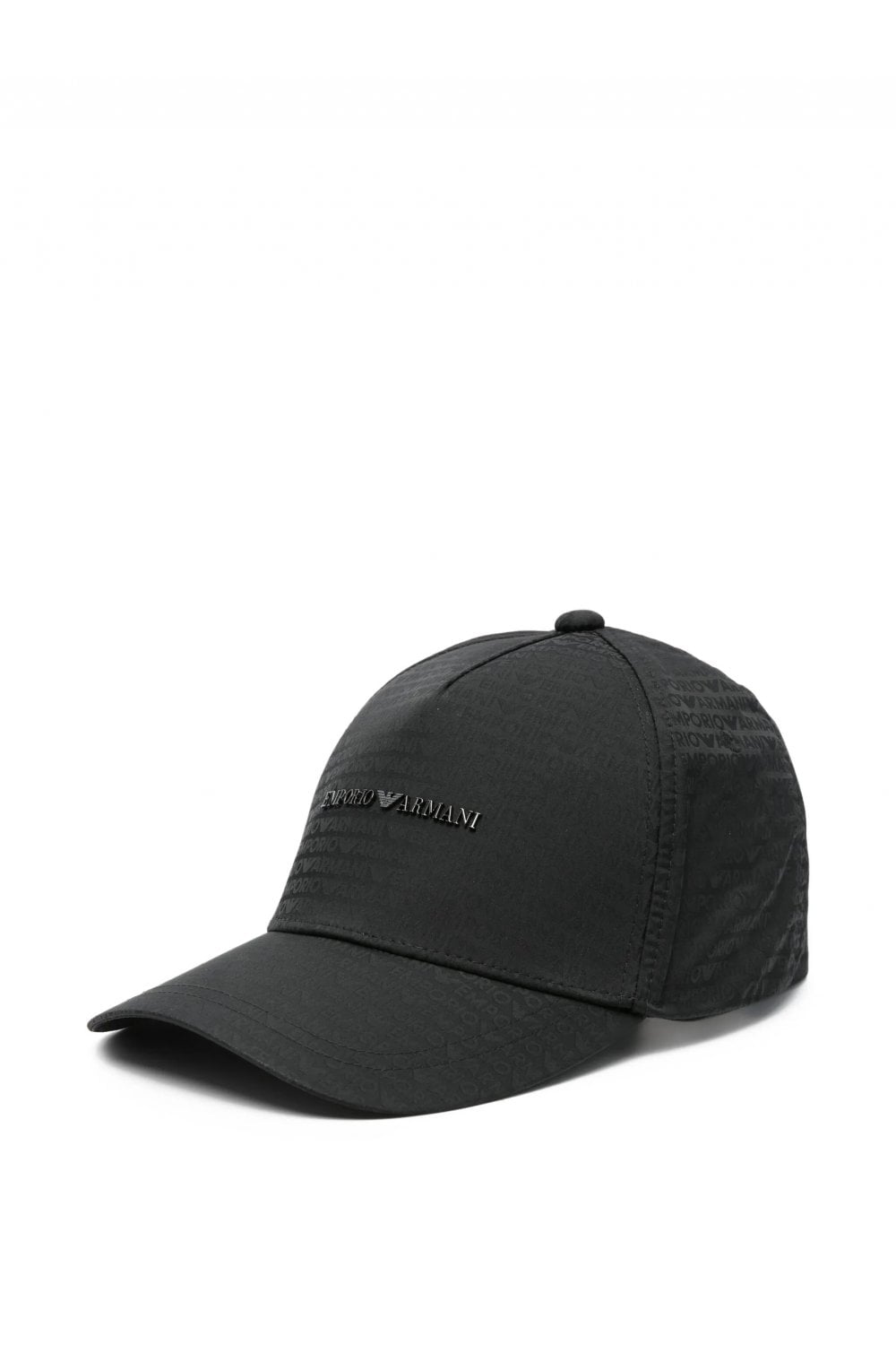EMPORIO ARMANI BRANDED BASEBALL CAP Size: OS, colour: BLACK EMPORIO ARMANI BRANDED BASEBALL CAP Size: OS, colour: BLACK