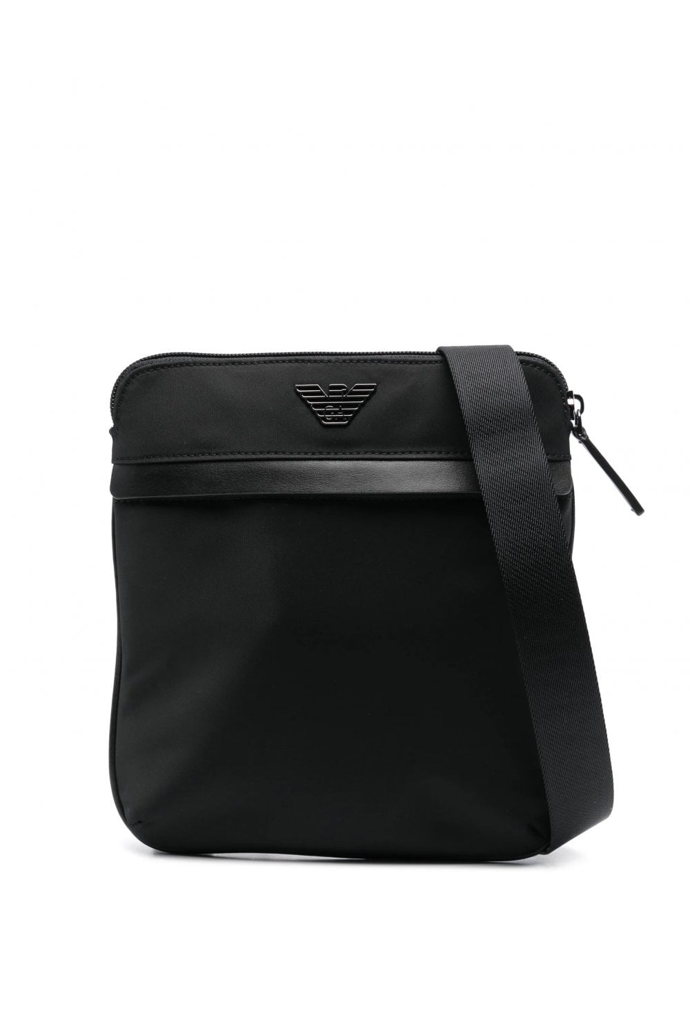 EMPORIO ARMANI BRANDED CROSSBODY BAG Size: OS, colour: BLACK EMPORIO ARMANI BRANDED CROSSBODY BAG Size: OS, colour: BLACK