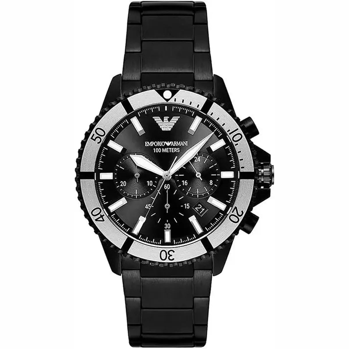 Emporio Armani Diver Chronograph Quartz Men’s Watch AR Emporio Armani Diver Chronograph Quartz Men’s Watch AR