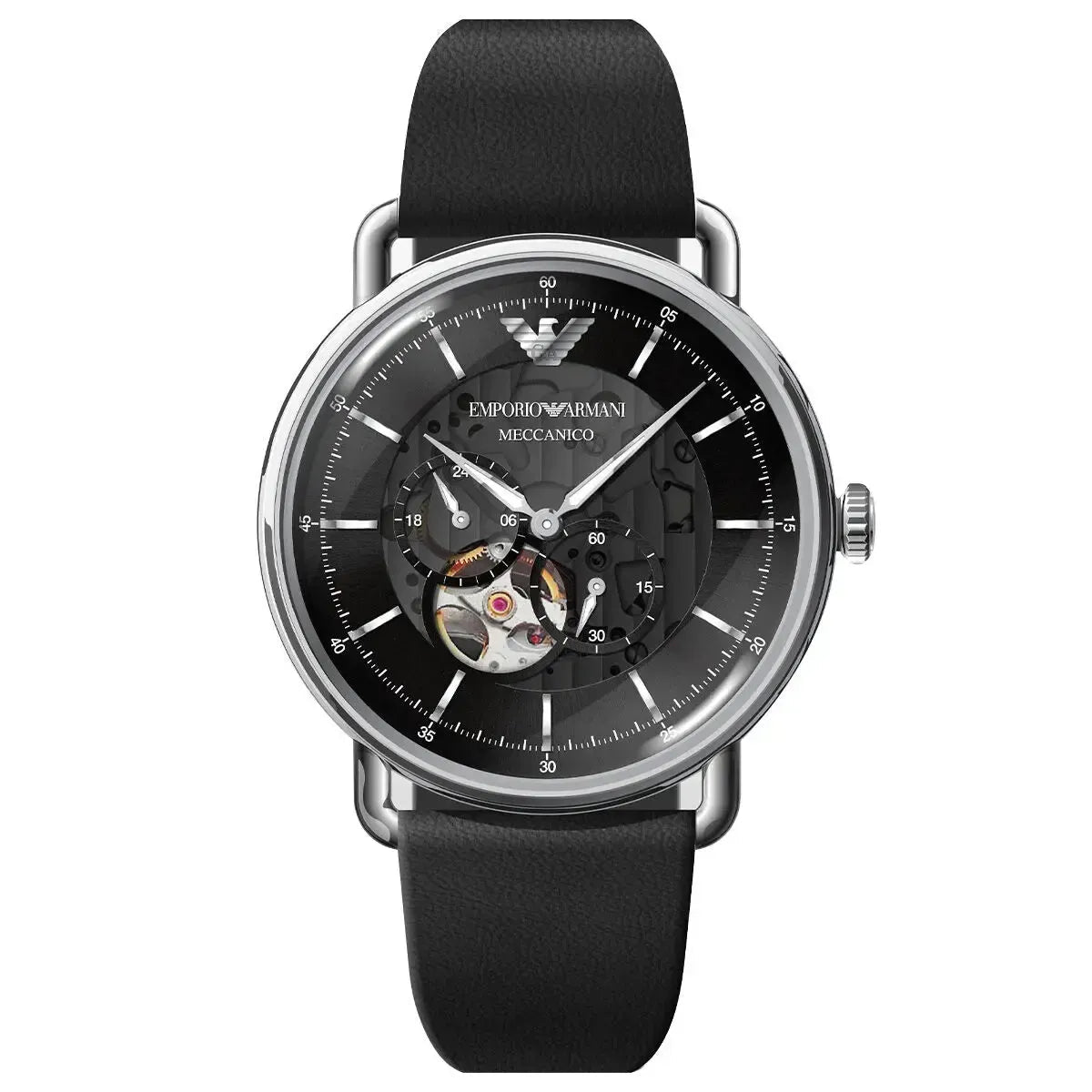 Emporio Armani Meccanico Automatic Skeleton Men’s Watch AR Emporio Armani Meccanico Automatic Skeleton Men’s Watch AR