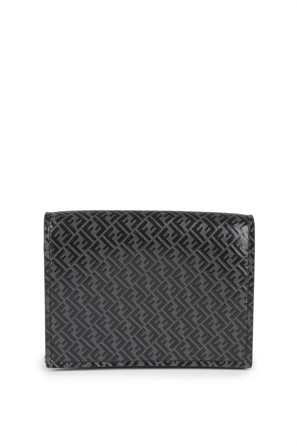 FENDI FF TRIFOLD WALLET colour: CHARCOAL FENDI FF TRIFOLD WALLET colour: CHARCOAL