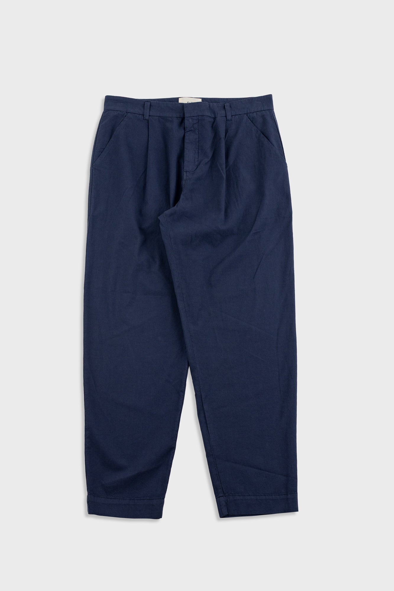 Assembly Suit Trouser – Soft Navy Mini Stripe Assembly Suit Trouser – Soft Navy Mini Stripe