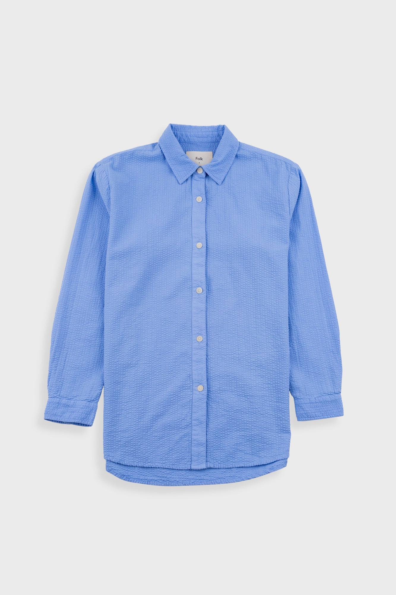 Boyfriend Shirt – Sky Blue Seersucker Boyfriend Shirt – Sky Blue Seersucker