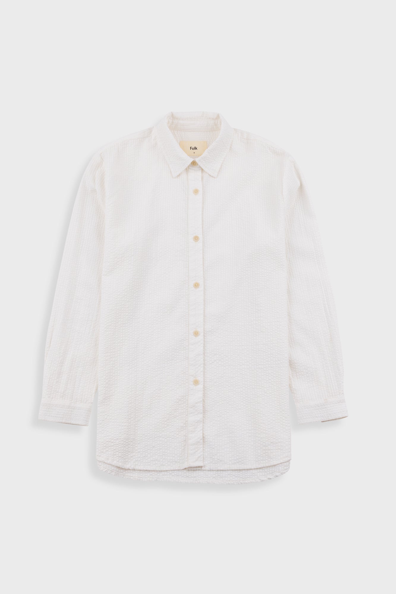 Boyfriend Shirt – White Seersucker Boyfriend Shirt – White Seersucker