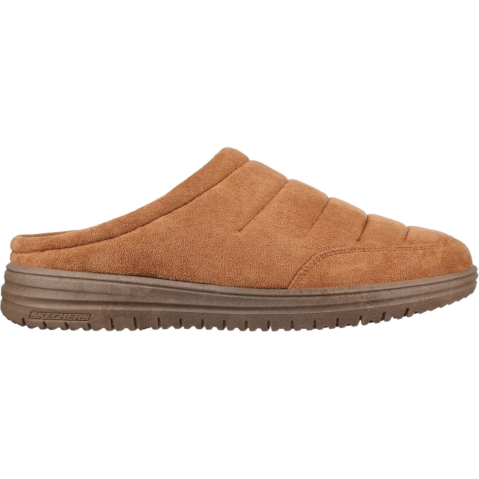 Men’s Relaxed Fit Skechers Murette Garvanza Slippers, Tan E Men’s Relaxed Fit Skechers Murette Garvanza Slippers, Tan E