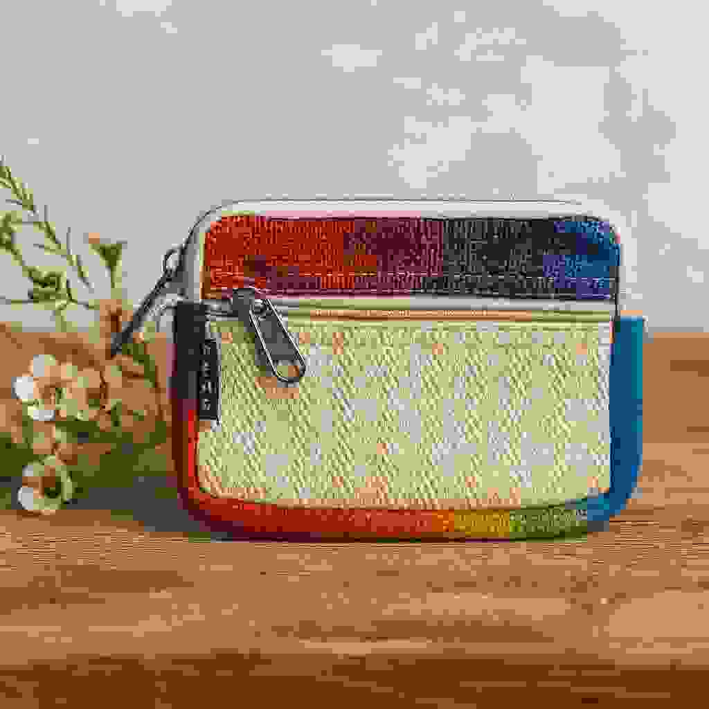 Hemp Pouch Tie-Dye Square Zipper Wallet Hemp Pouch Tie-Dye Square Zipper Wallet