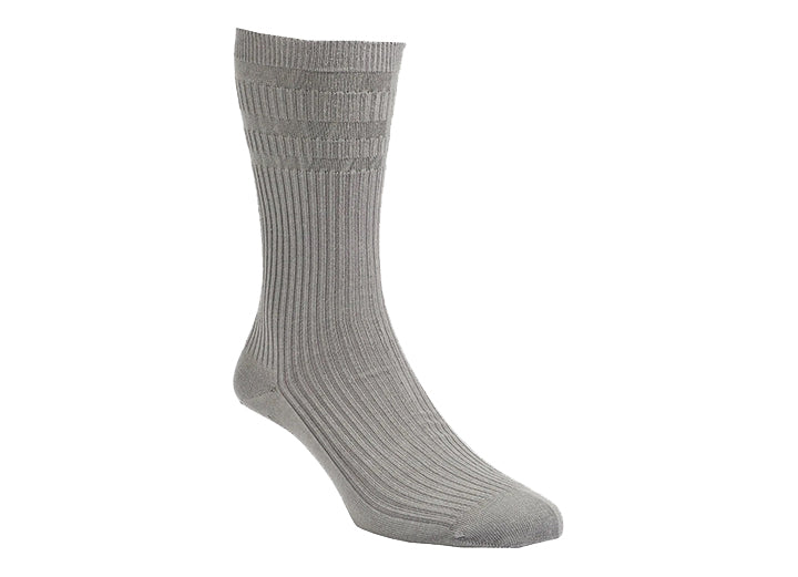 Mens Extra Wide Fit HJ Hall HJH Softop Cotton Socks, Oatmeal –