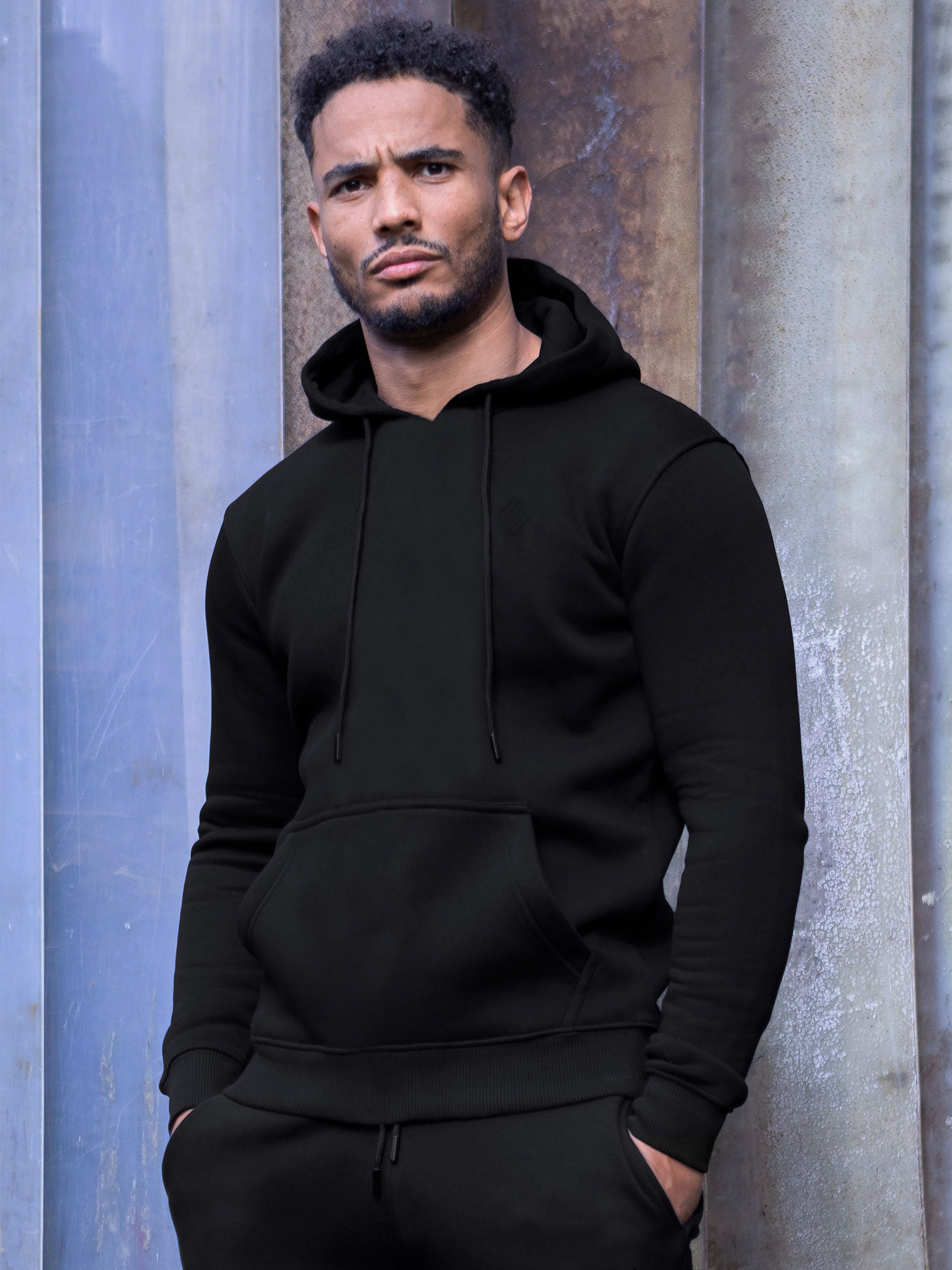 Enzo Mens Pullover Warm Fleece Hooded Jumper Enzo Mens Pullover Warm Fleece Hooded Jumper