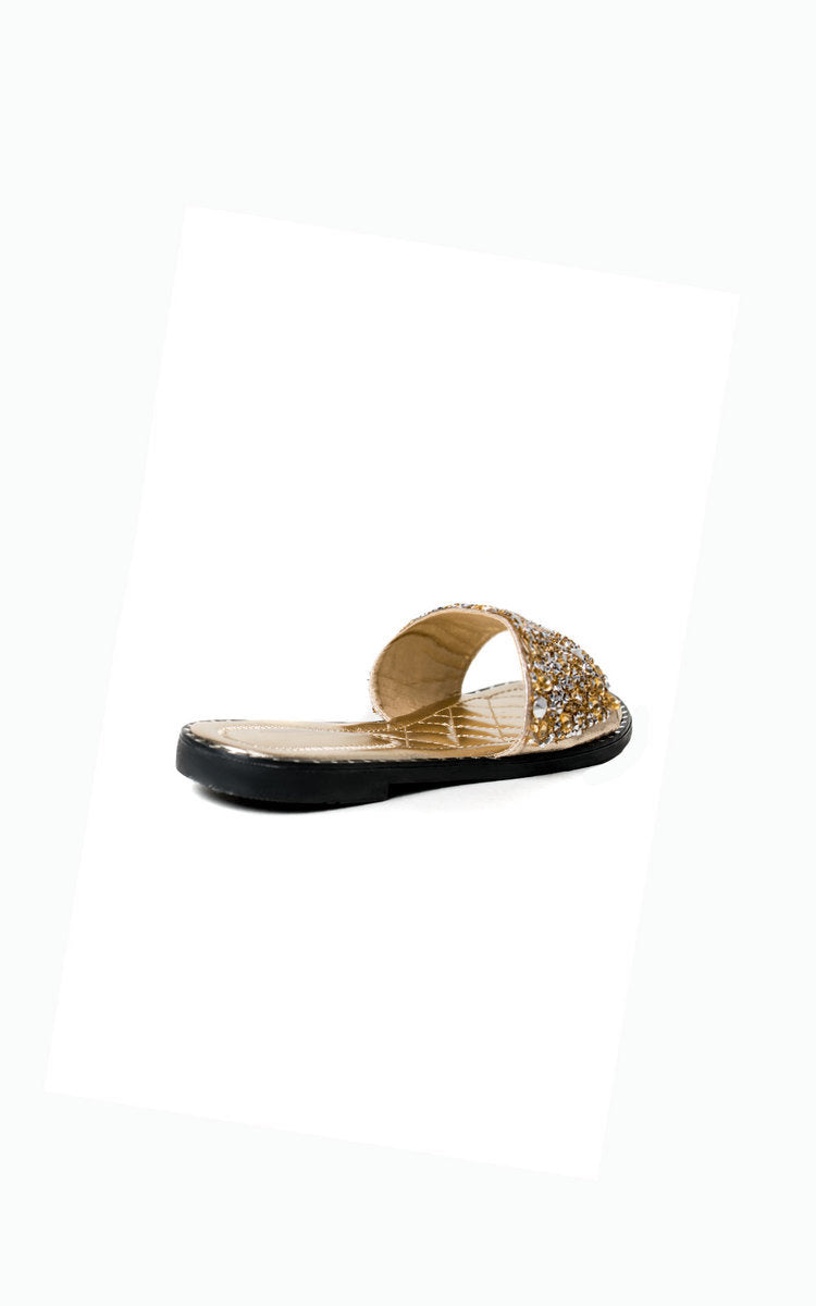 Embellished Slip On Sandals Embellished Slip On Sandals