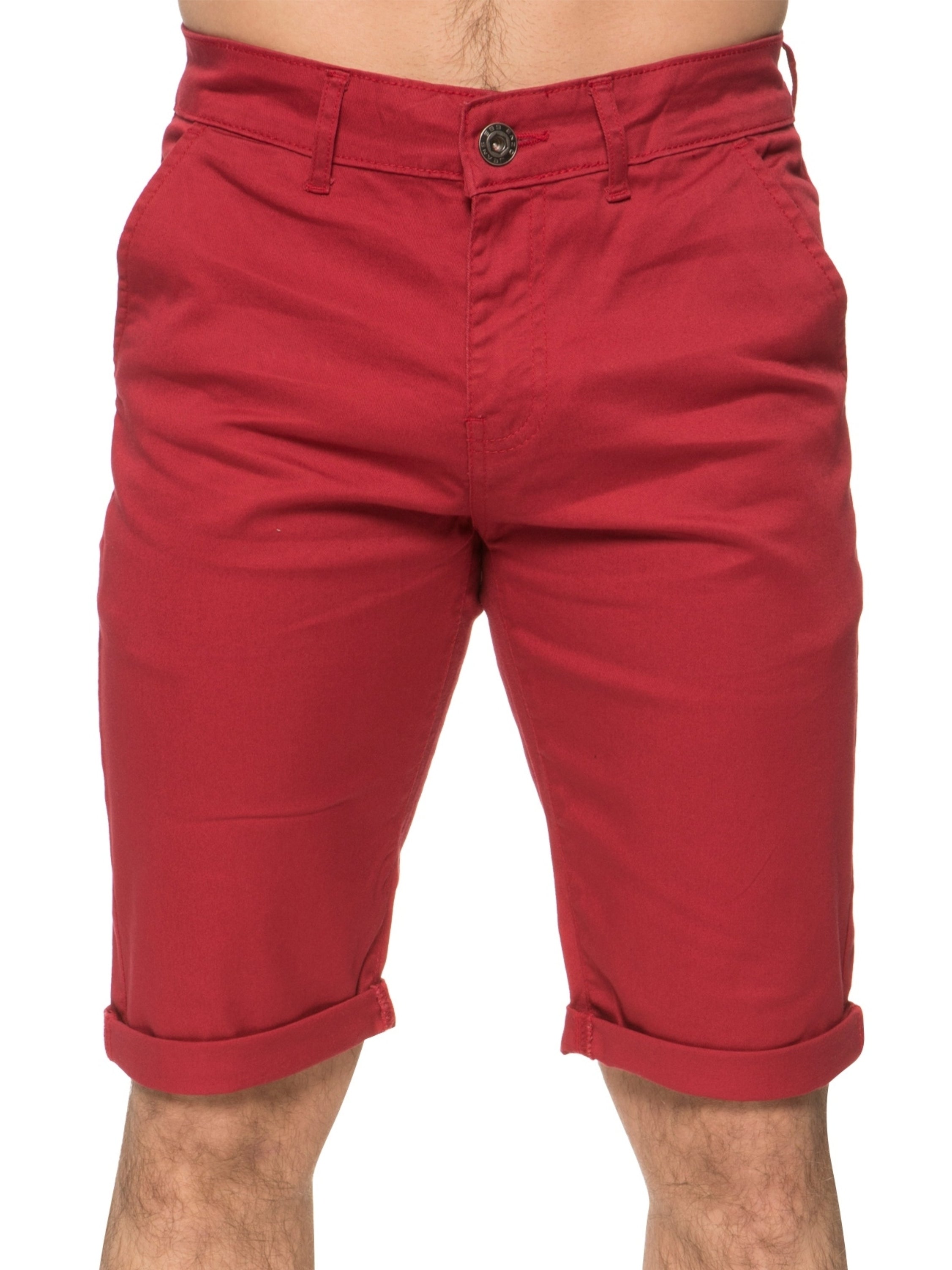 Mens Slim Fit Stretch Chino Shorts